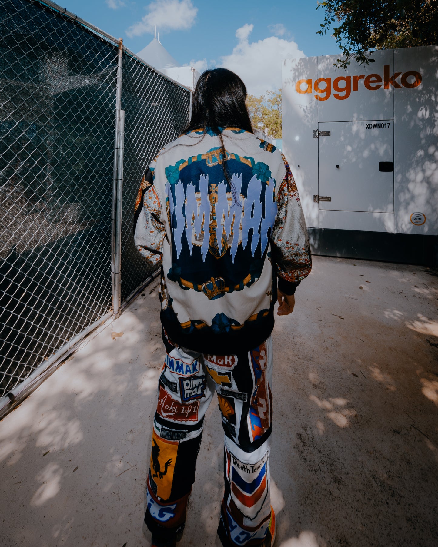 AOKI 1OF1 REGAL PATTERN DIMMAK LOGO JACKET #986