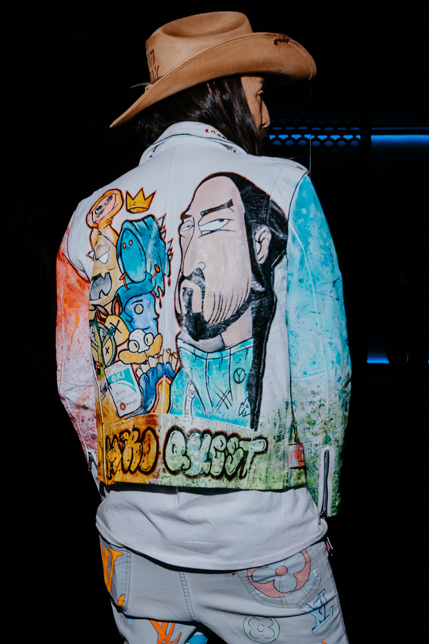 AOKI1OF1 HIROQUEST TARANTINO LEATHER JACKET #1031