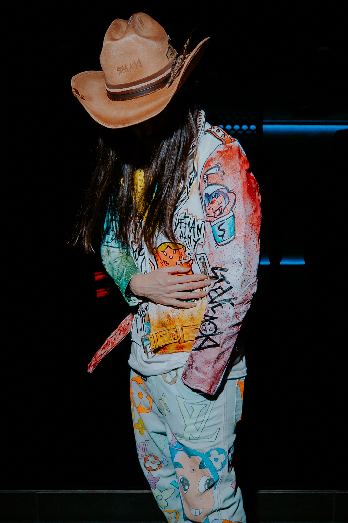 AOKI1OF1 HIROQUEST TARANTINO LEATHER JACKET #1031