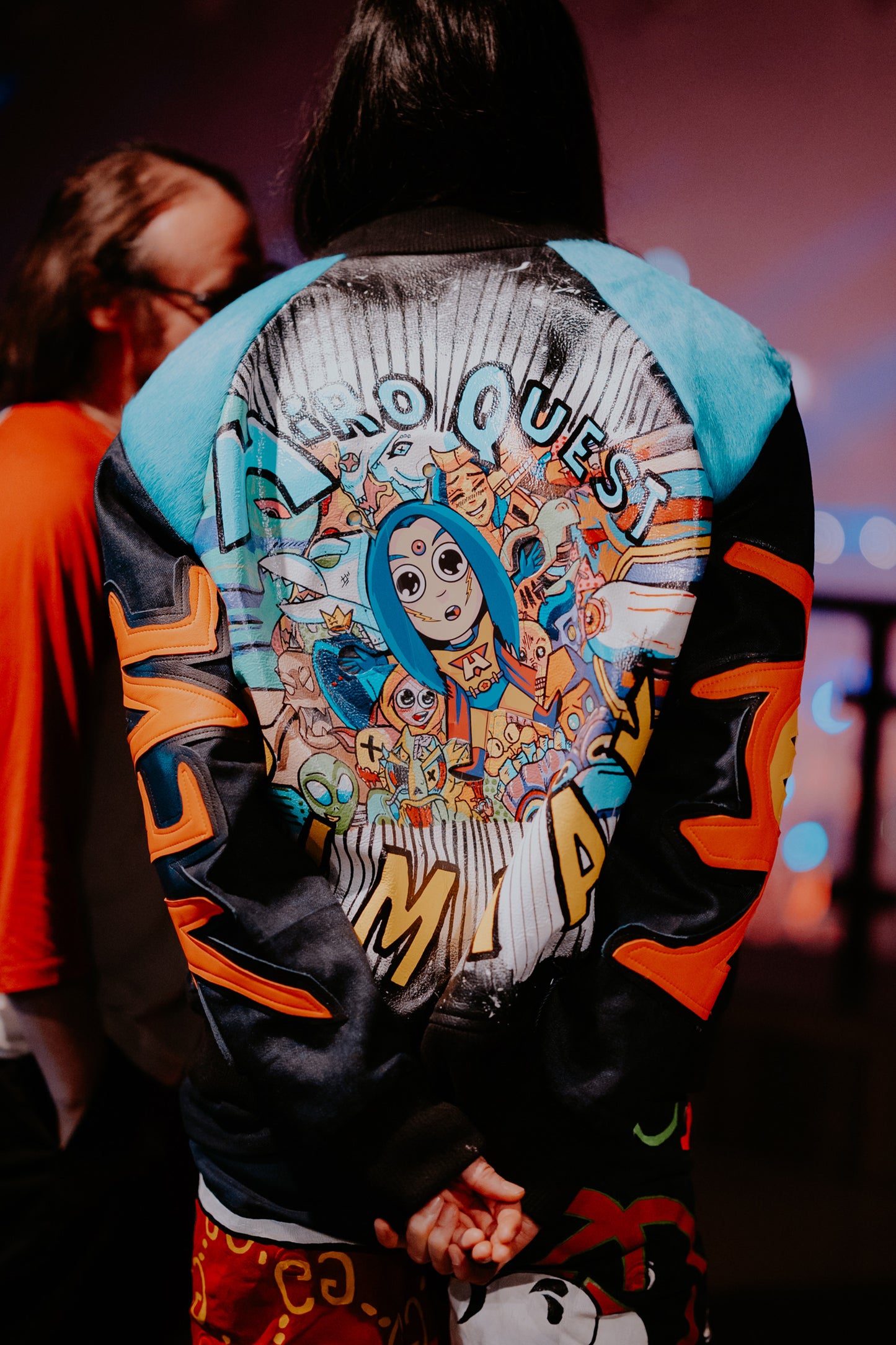 AOKI1OF1 HIROQUEST LETTERMAN JACKET #1047