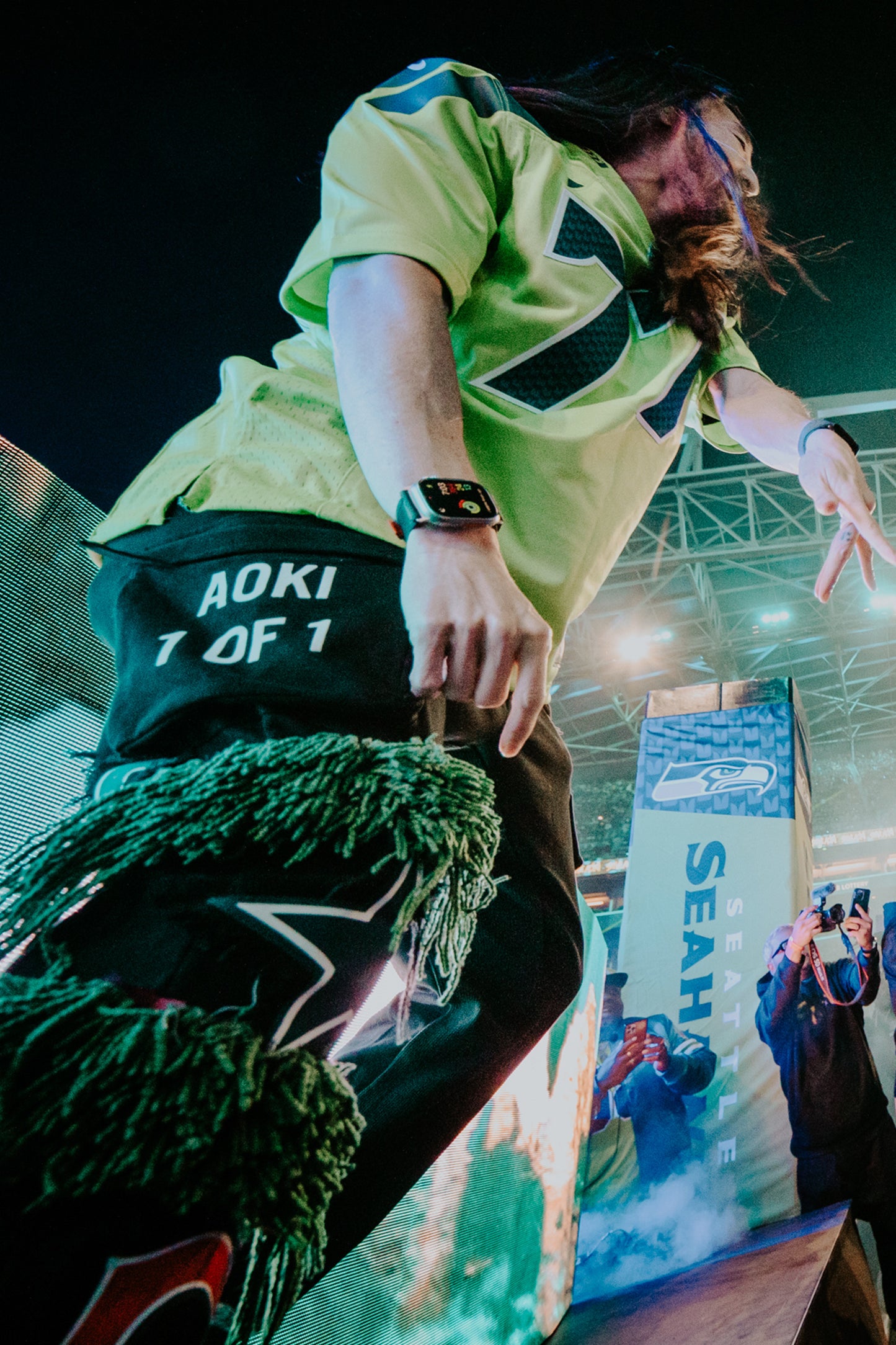 AOKI1OF1 X DUST OF GODS FOOTBALL SWEATPANTS #1053