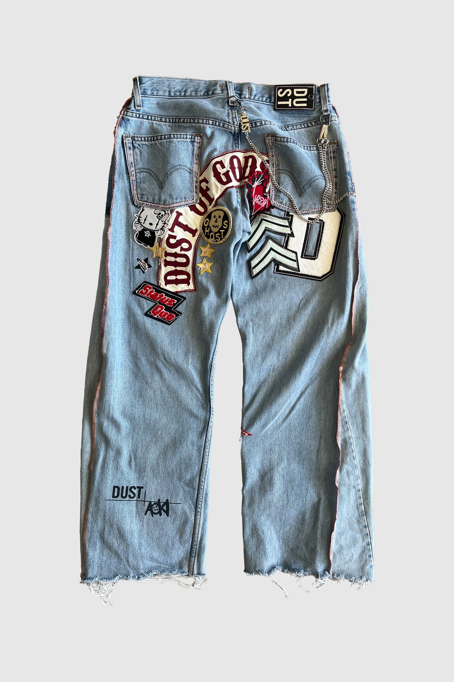 AOKI1OF1 X DUST OF GODS STATUS QUO JEANS #1067