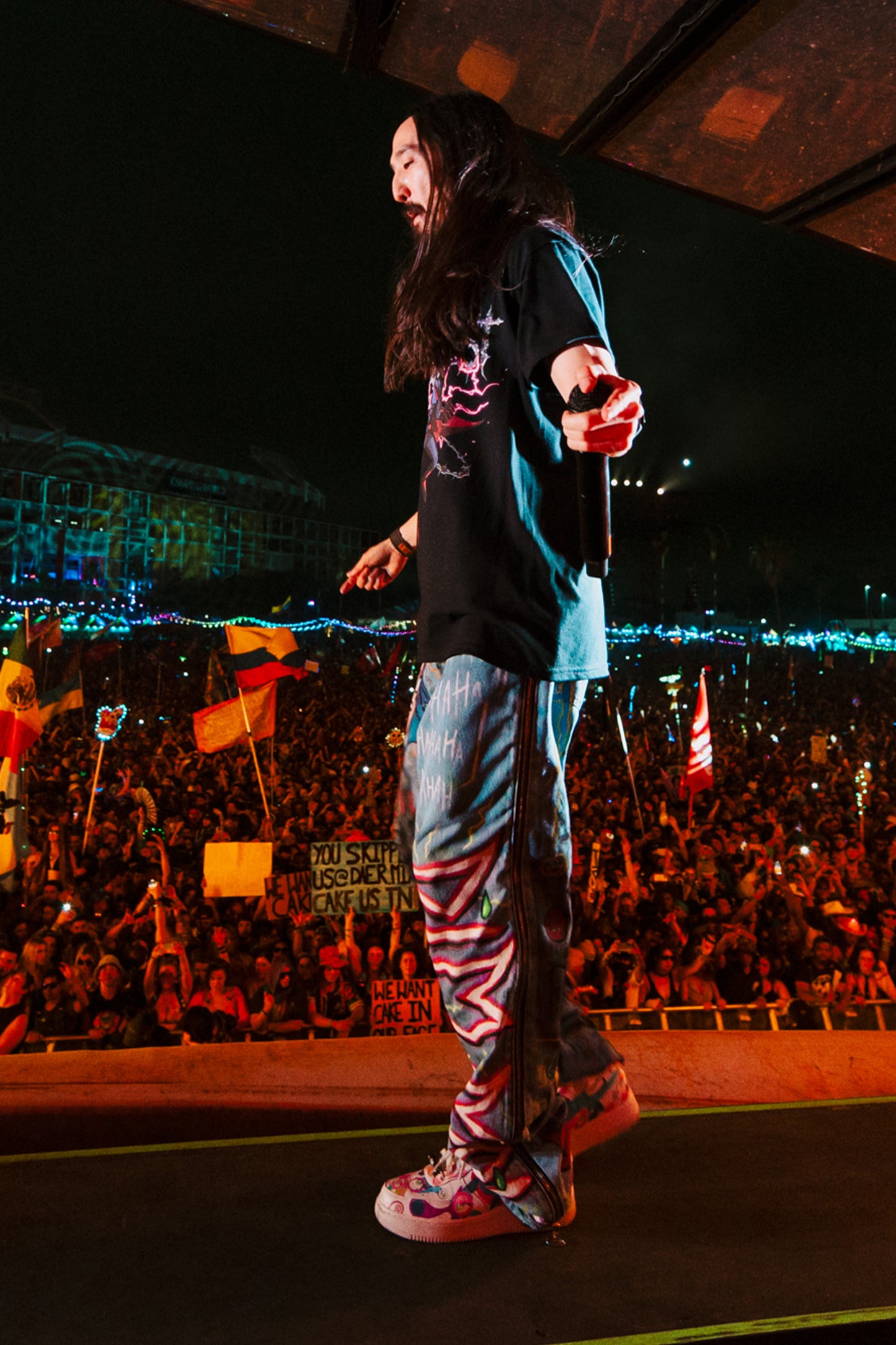 AOKI1OF1 HAHA HYRO ZIP JEANS #1068