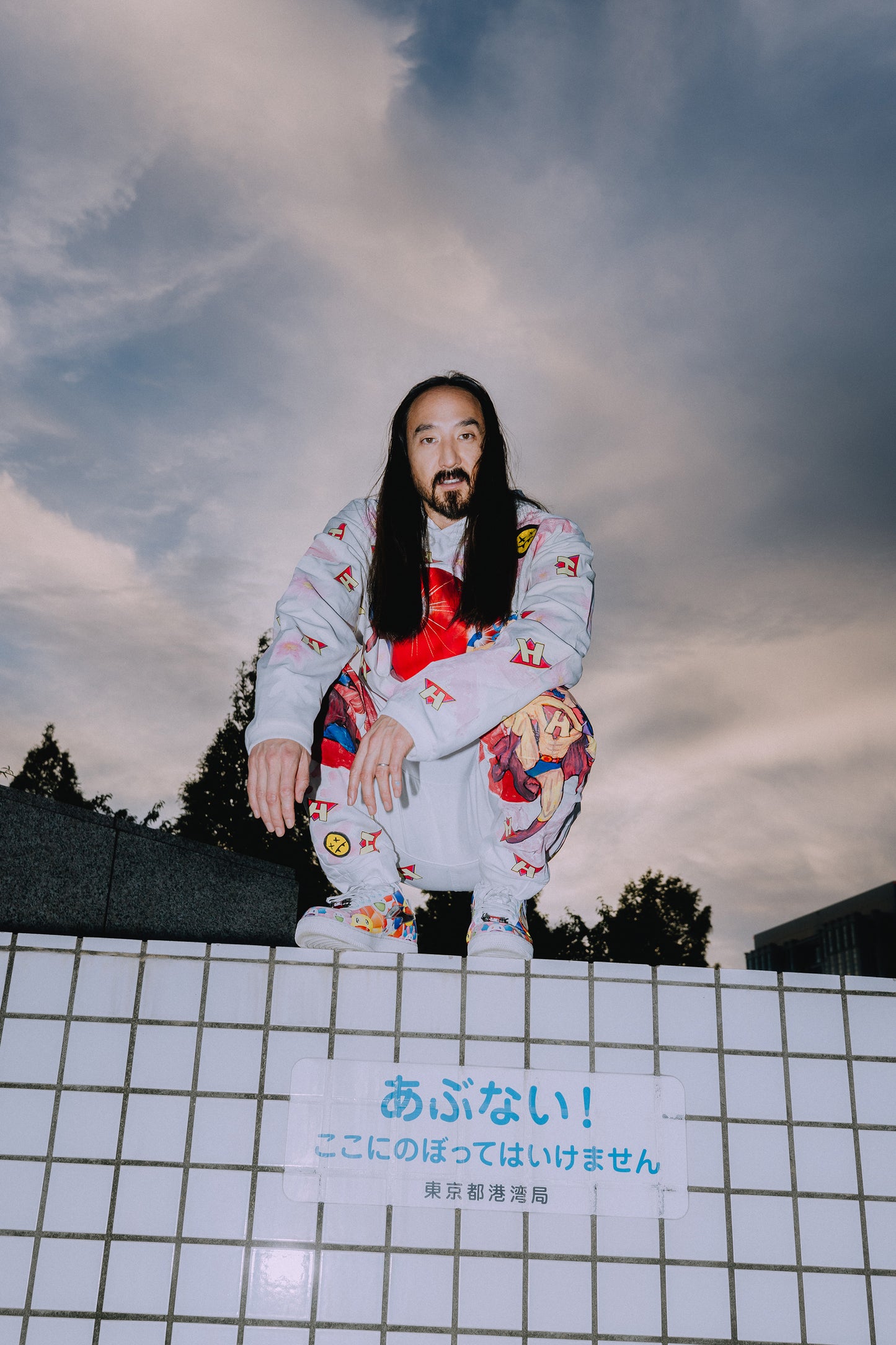 AOKI 1OF1 HIROQUEST HIRO VS HYRO SAKURA HOODIE #1101