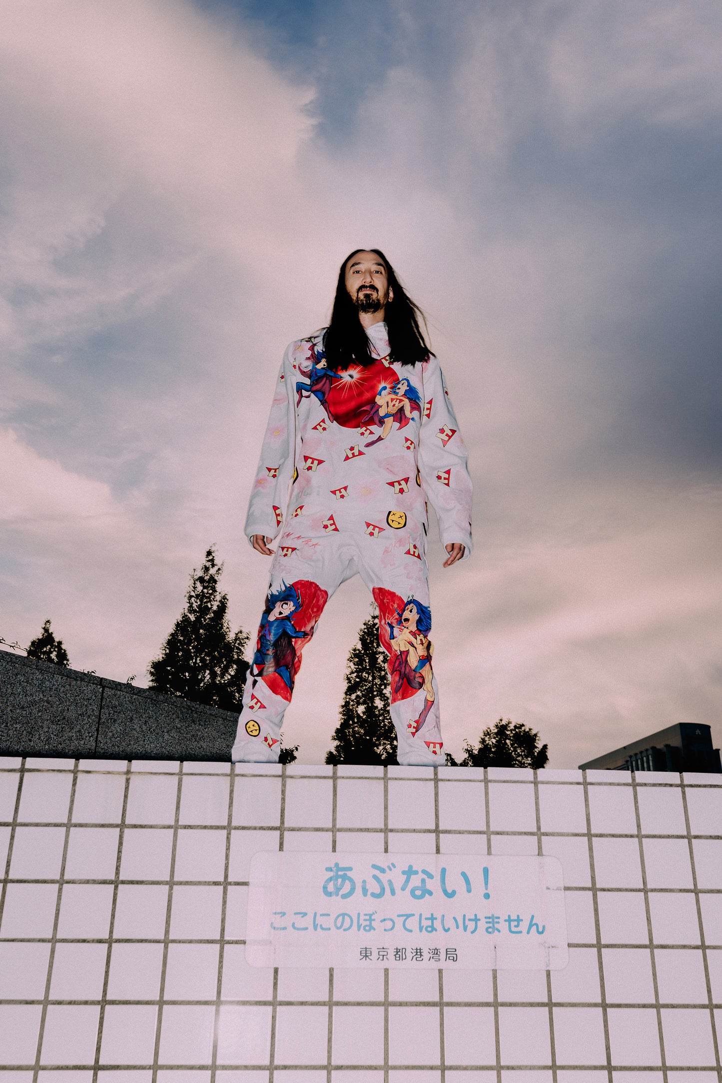 AOKI 1OF1 HIROQUEST HIRO VS HYRO SAKURA HOODIE #1101