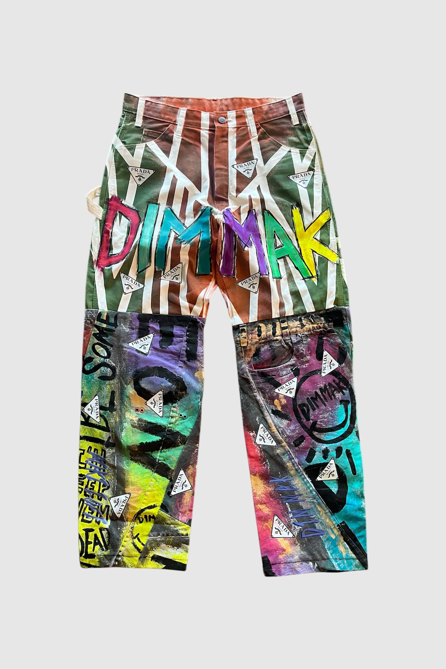 AOKI 1OF1 HIROQUEST PRADA PAINTED PANTS #1107