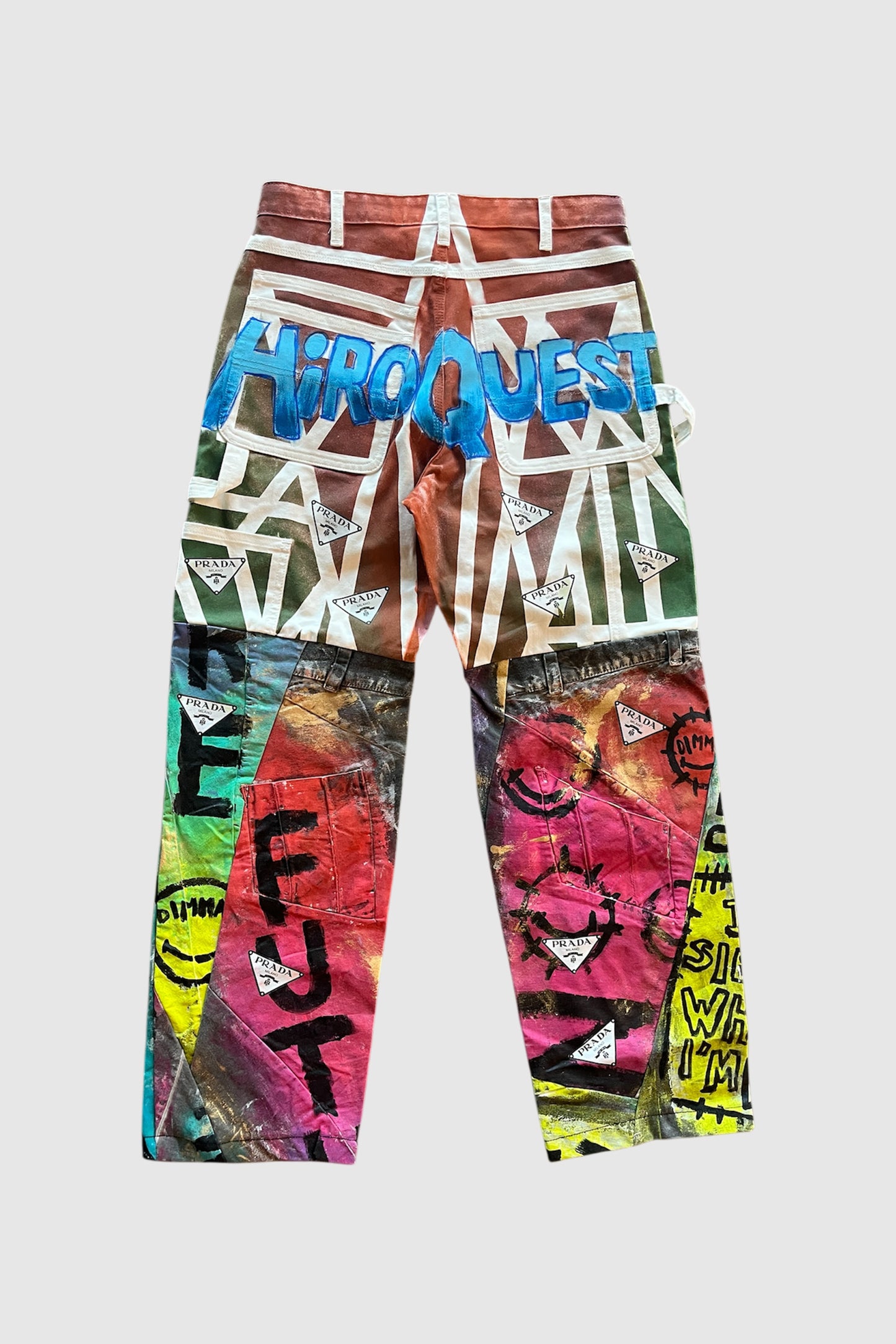 AOKI 1OF1 HIROQUEST PRADA PAINTED PANTS #1107