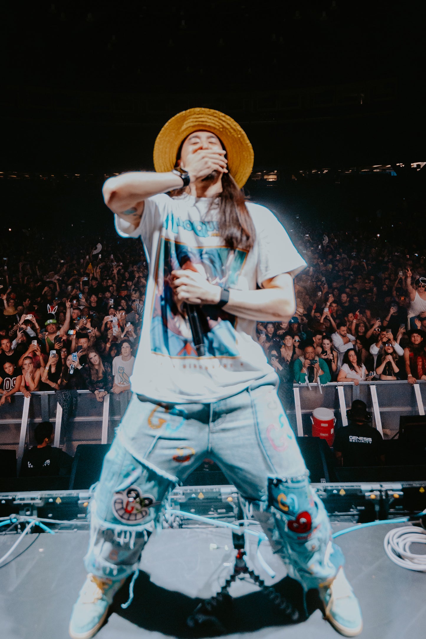 AOKI1OF1 HOME IS WHERE THE HEART IS PATCHWORK PANTS #1120