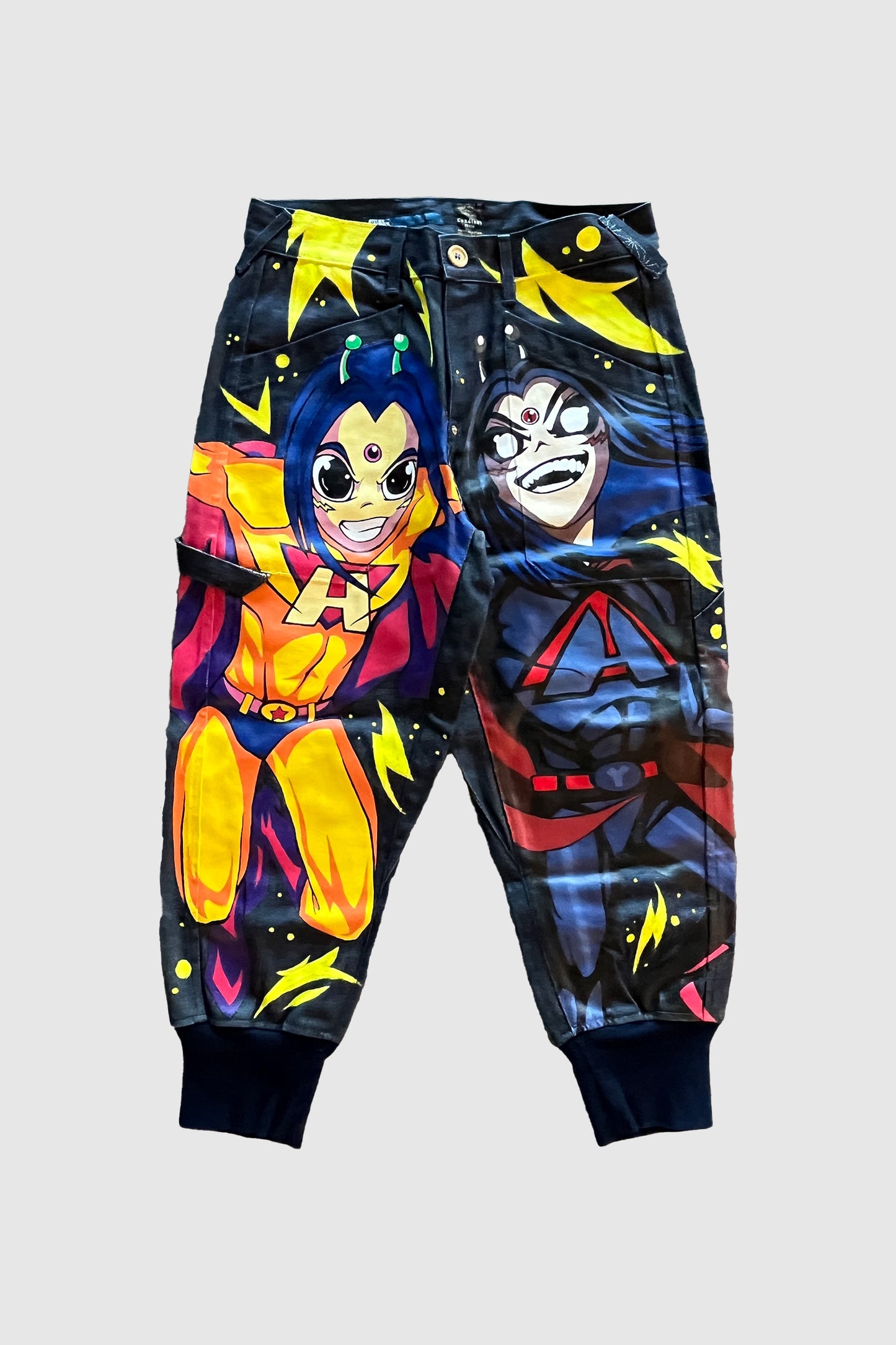 AOKI 1OF1 HIROQUEST YELLOW LIGHTNING HIRO AND HYRO PANTS #1137