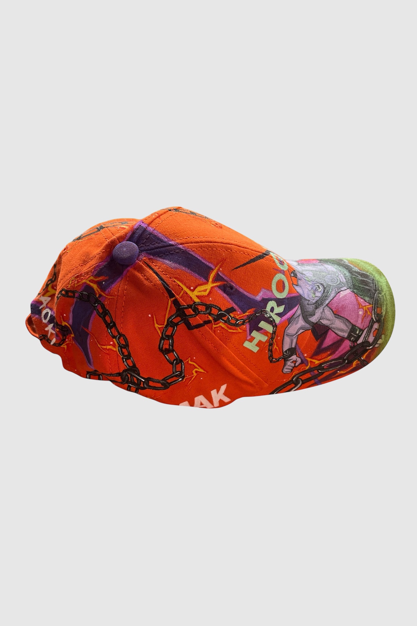 AOKI 1OF1 ORANGE HIROQUEST TORMENTER BASEBALL HAT #1154
