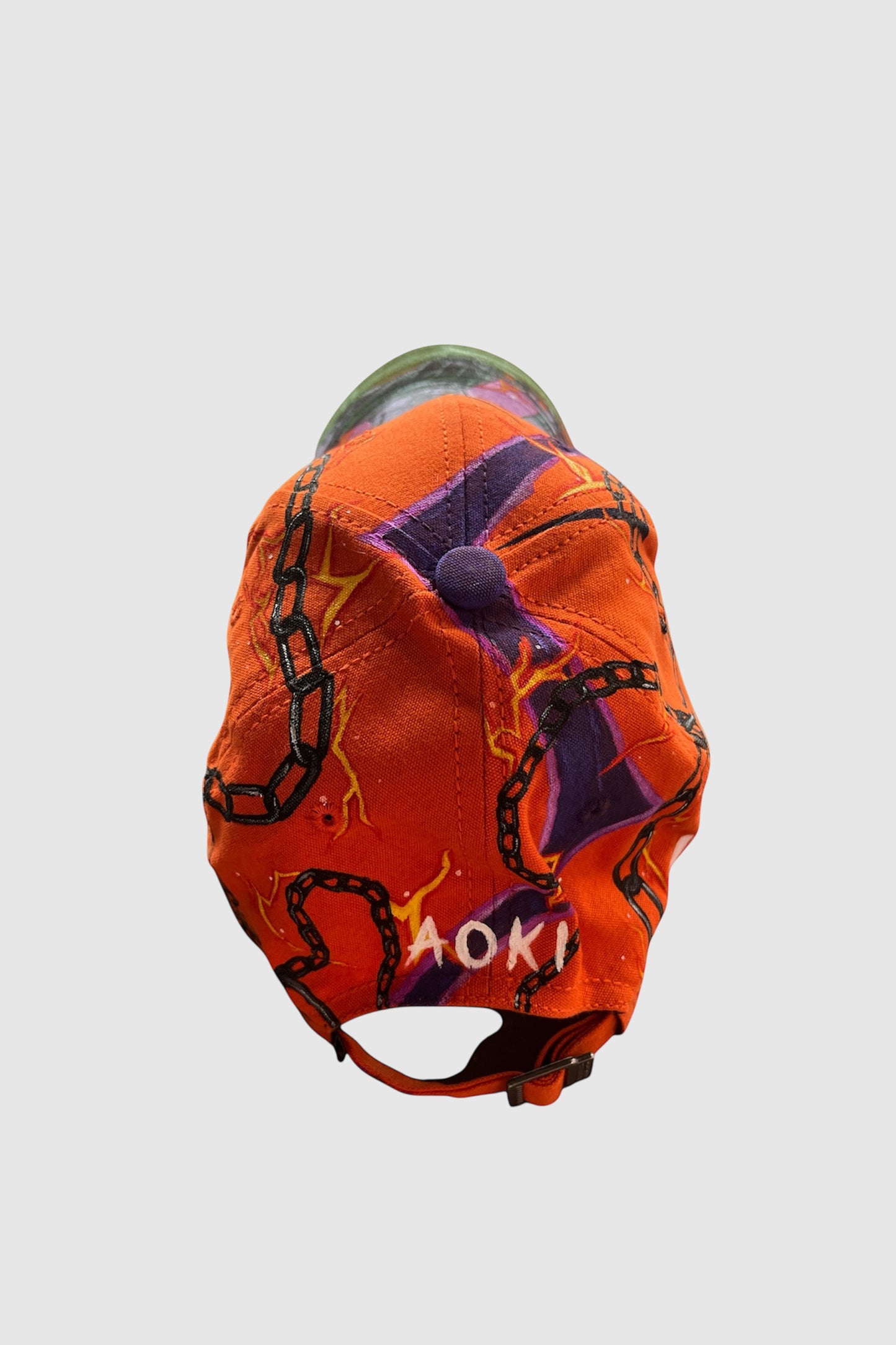 AOKI 1OF1 ORANGE HIROQUEST TORMENTER BASEBALL HAT #1154
