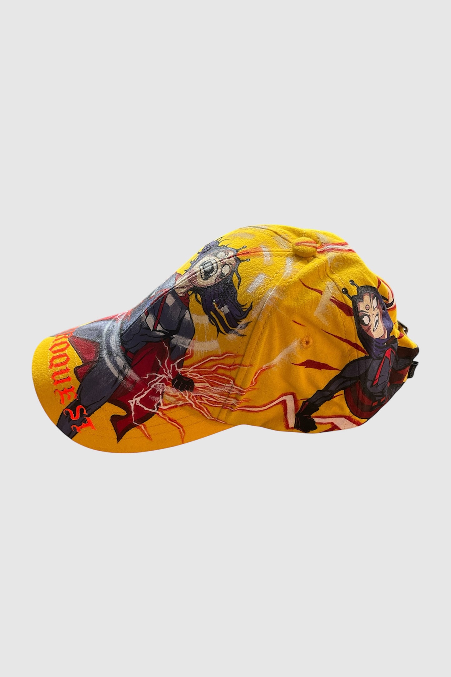 AOKI 1OF1 YELLOW HIROQUEST HYRO BASEBALL HAT #1158