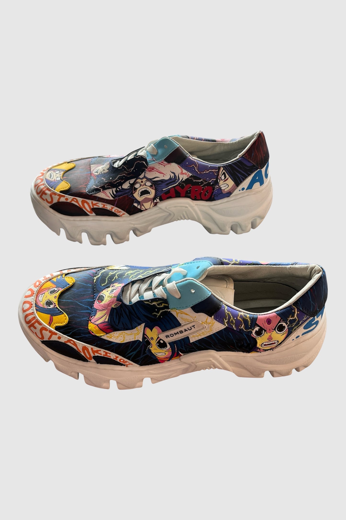 AOKI 1OF1 HIROQUEST HIRO AND HYRO PLATFORM SHOES #1166