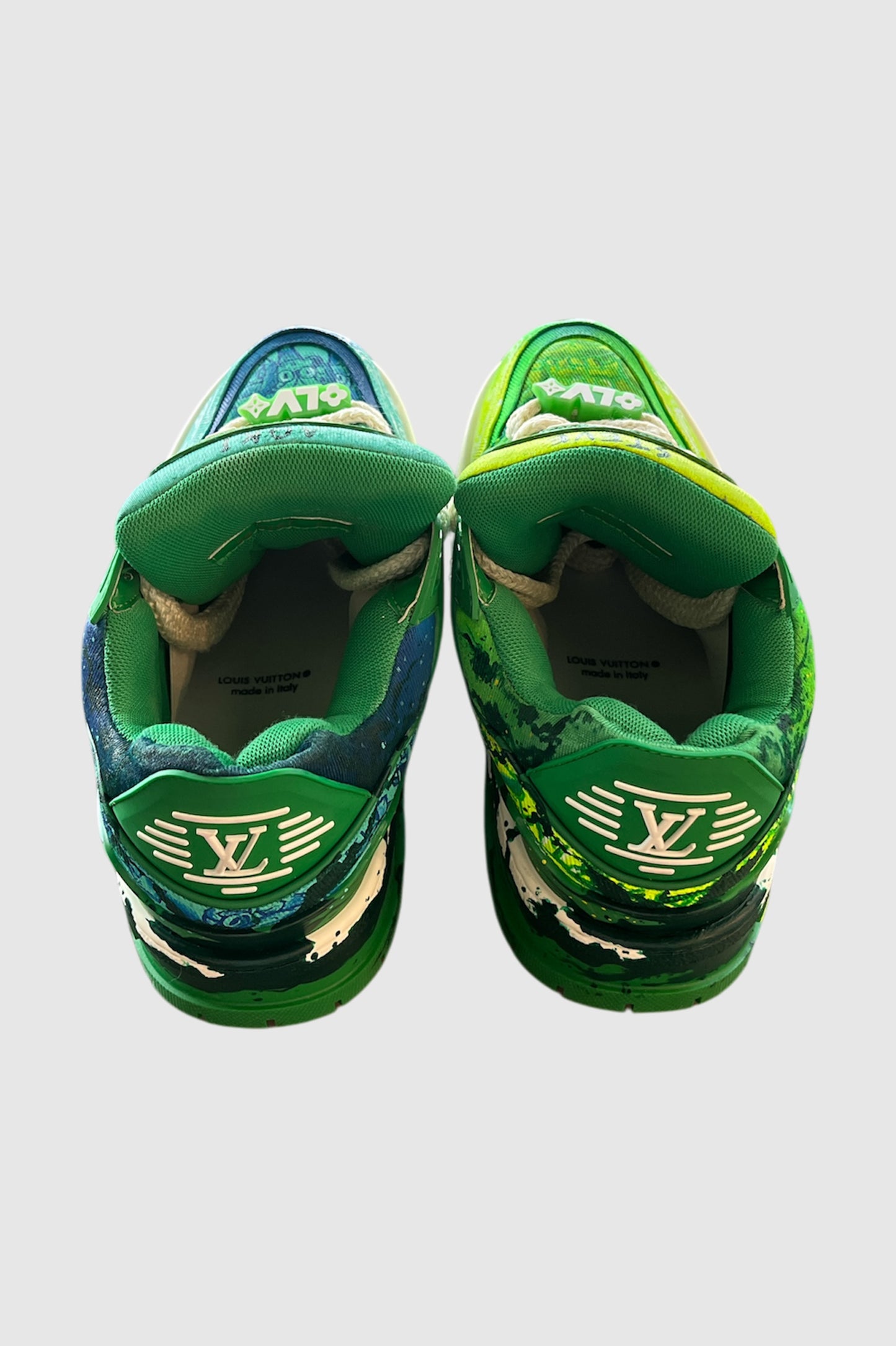 AOKI 1OF1 HIROQUEST EDC KOREA GREEN LV SNEAKERS #1167