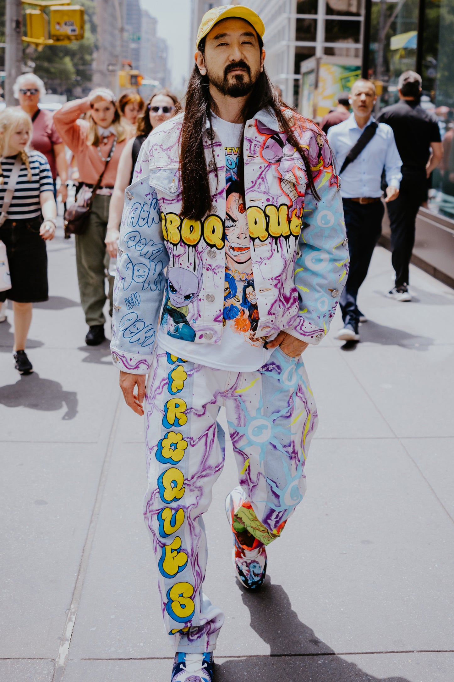 AOKI 1OF1 HIROQUEST BUBBLE LOGO JEAN JACKET #2000