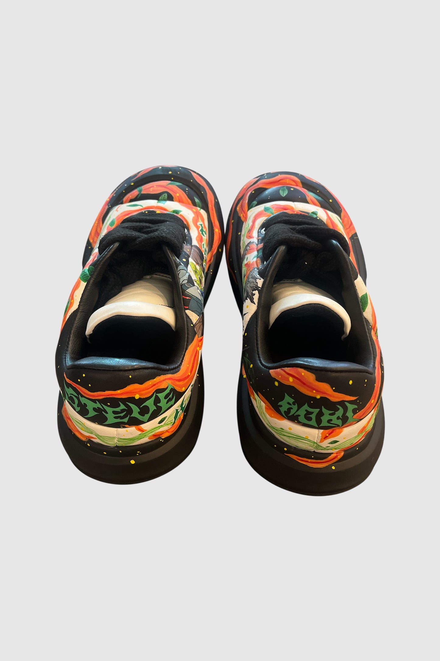 AOKI 1OF1 HIROQUEST EARTH AND FLAMES SHOES #2005