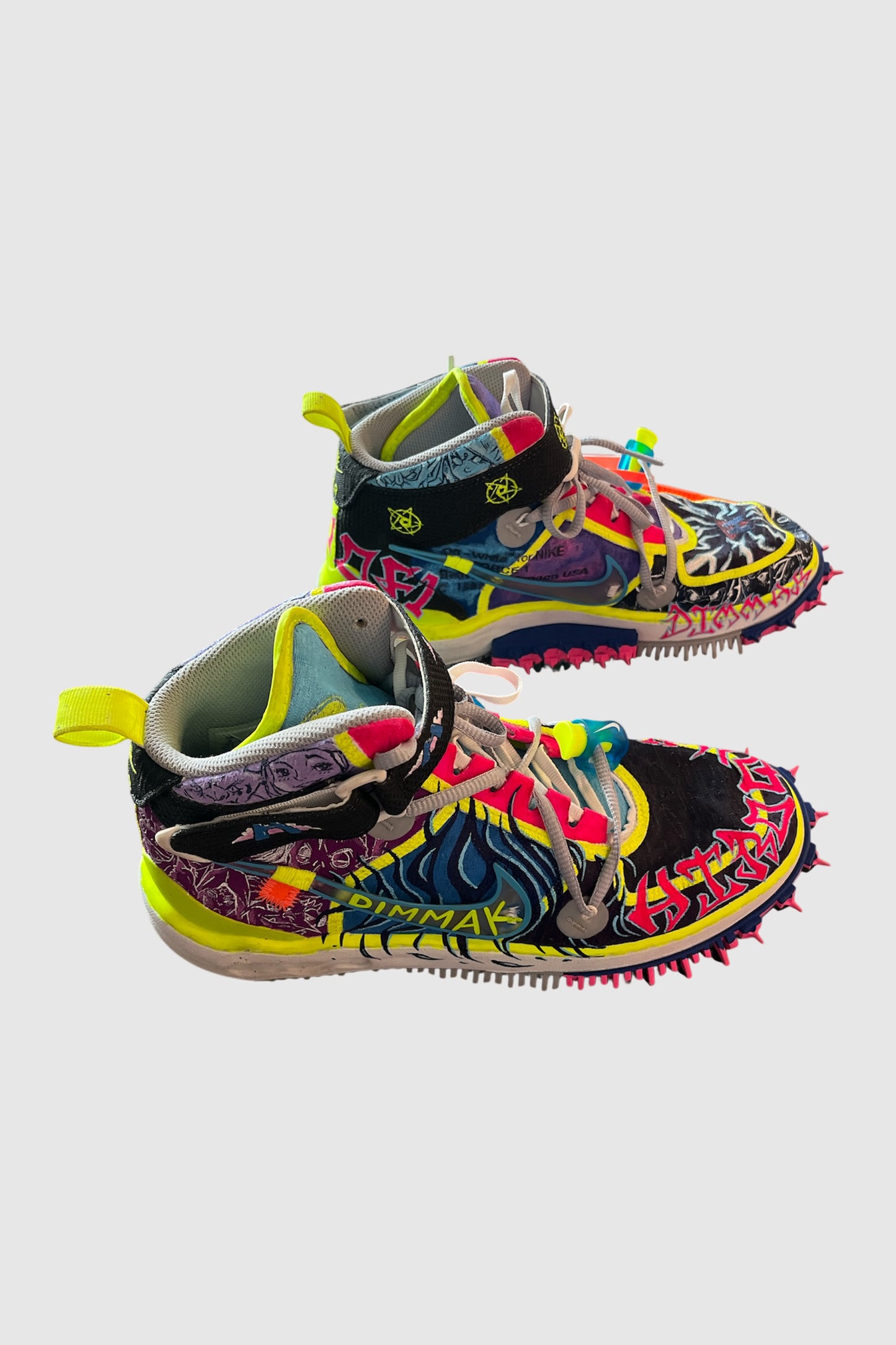 AOKI 1OF1 HIROQUEST SPIKED SNEAKERS #2031