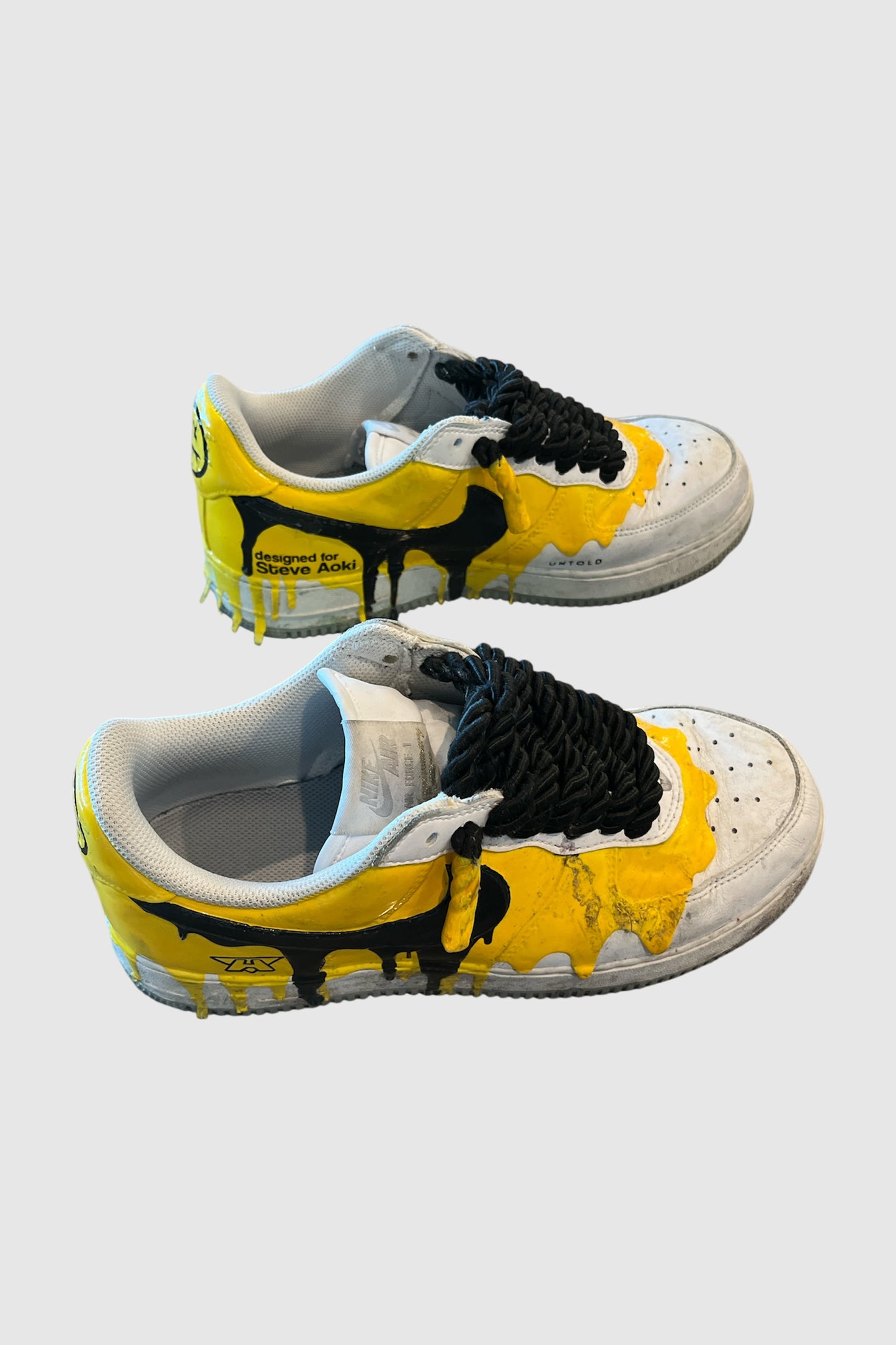 AOKI 1OF1 YELLOW PAINT SHOES #2036