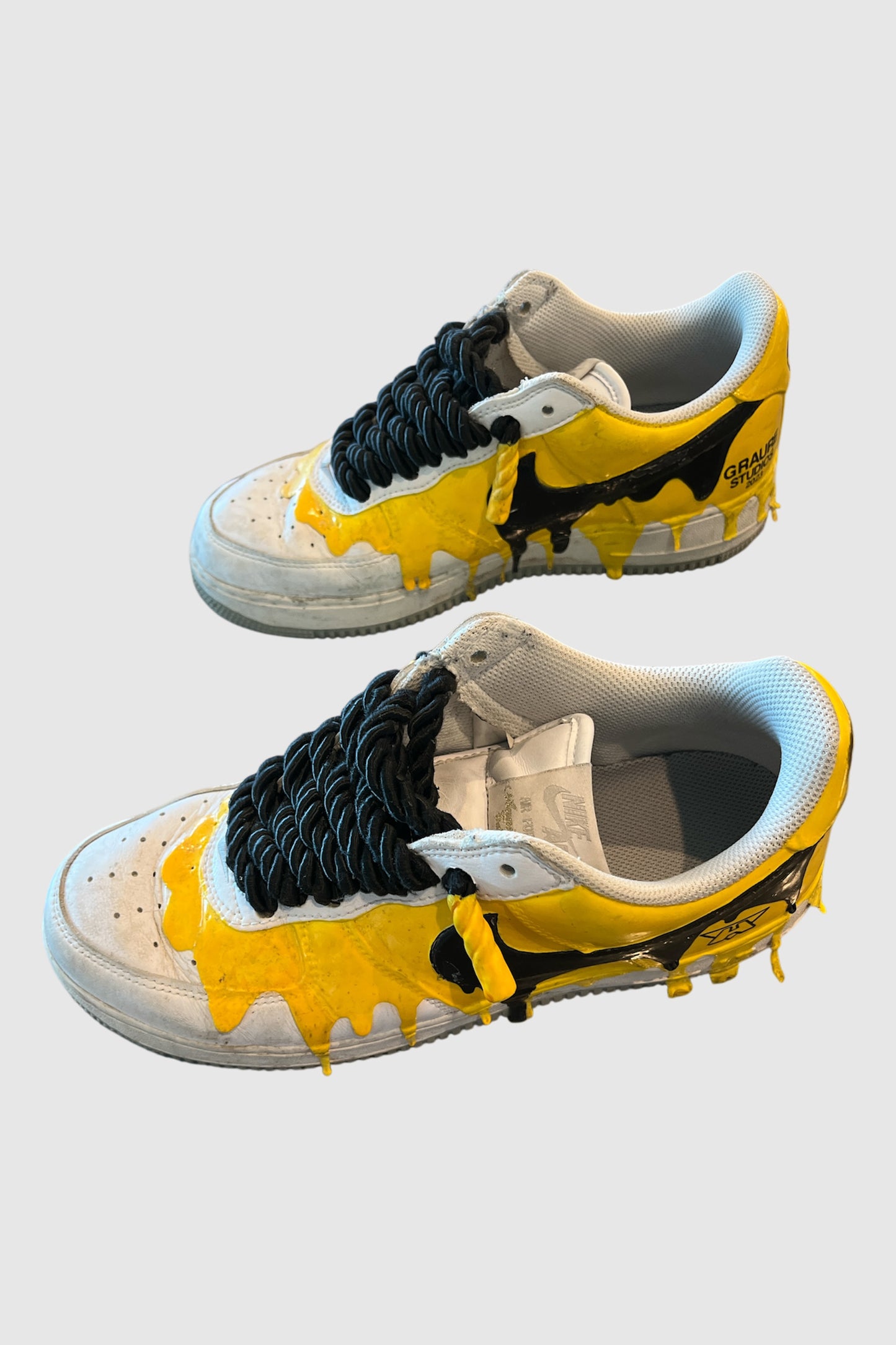 AOKI 1OF1 YELLOW PAINT SHOES #2036