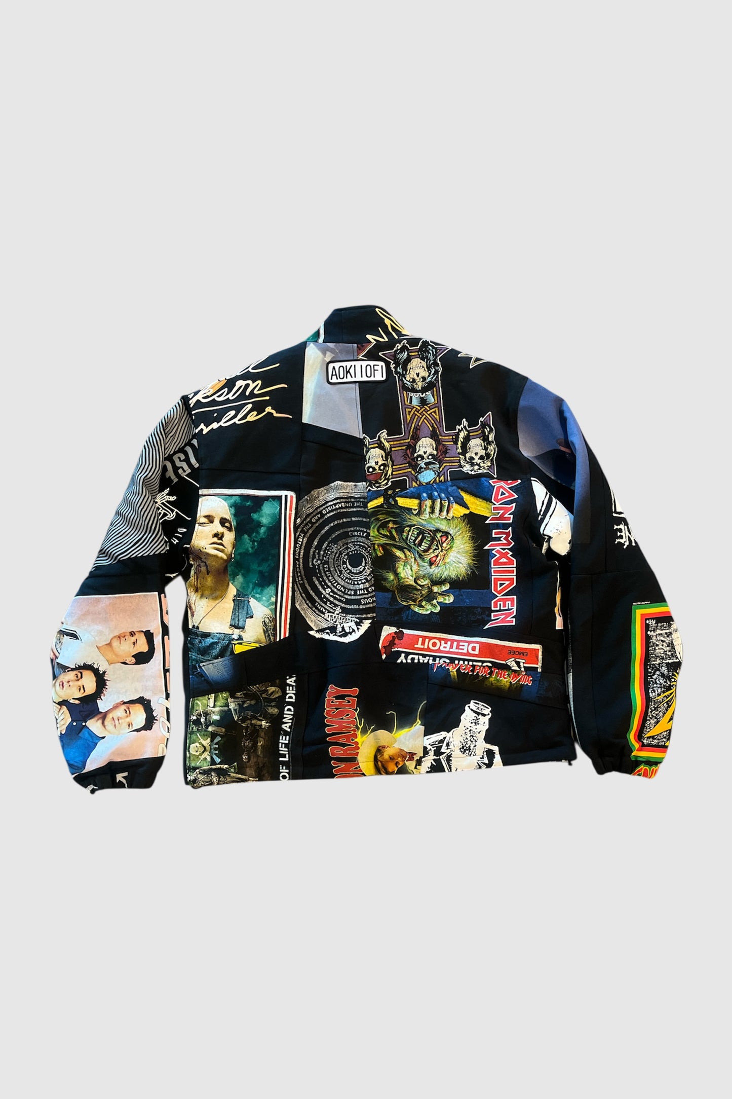 AOKI 1OF1 PURPLE CHANEL STRAPS JACKET #2043