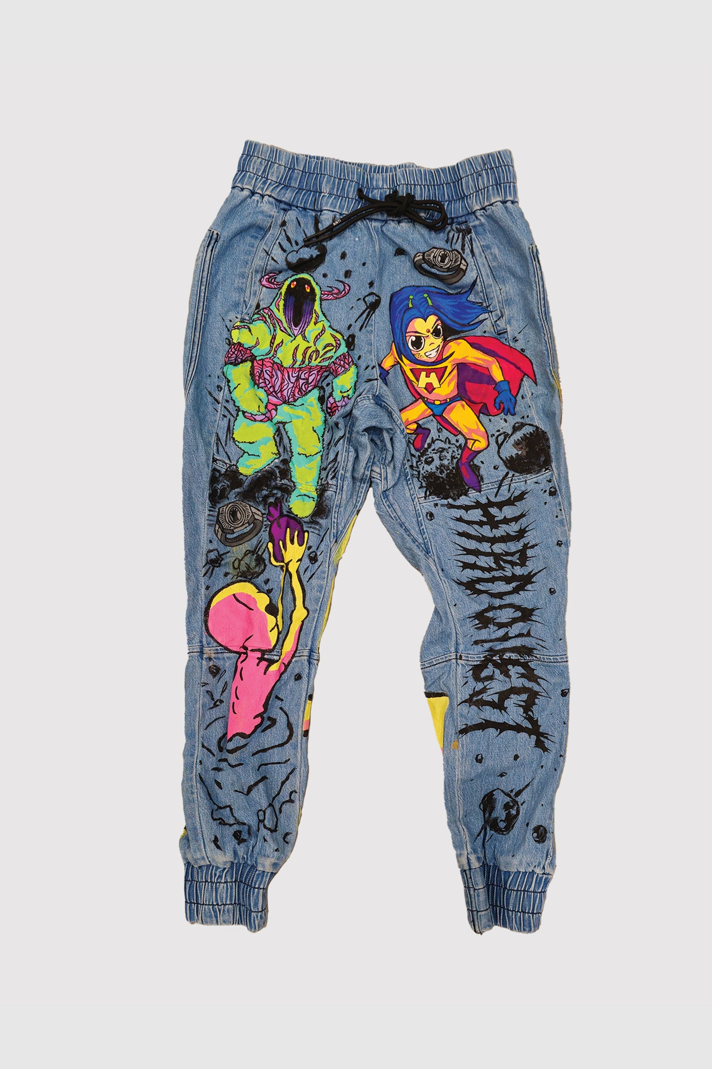 AOKI 1OF1 HIROQUEST JEAN JOGGER PANTS #787