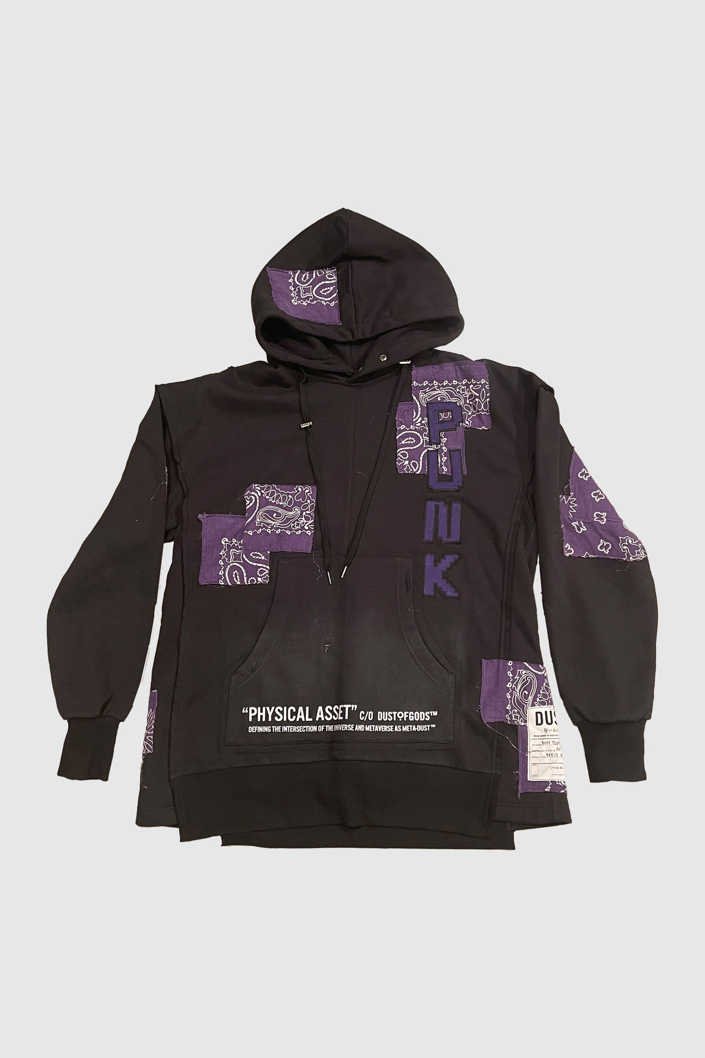 AOKI1OF1 X DUST OF GODS CRYPTO PUNK PURPLE PATCH HOODIE #880