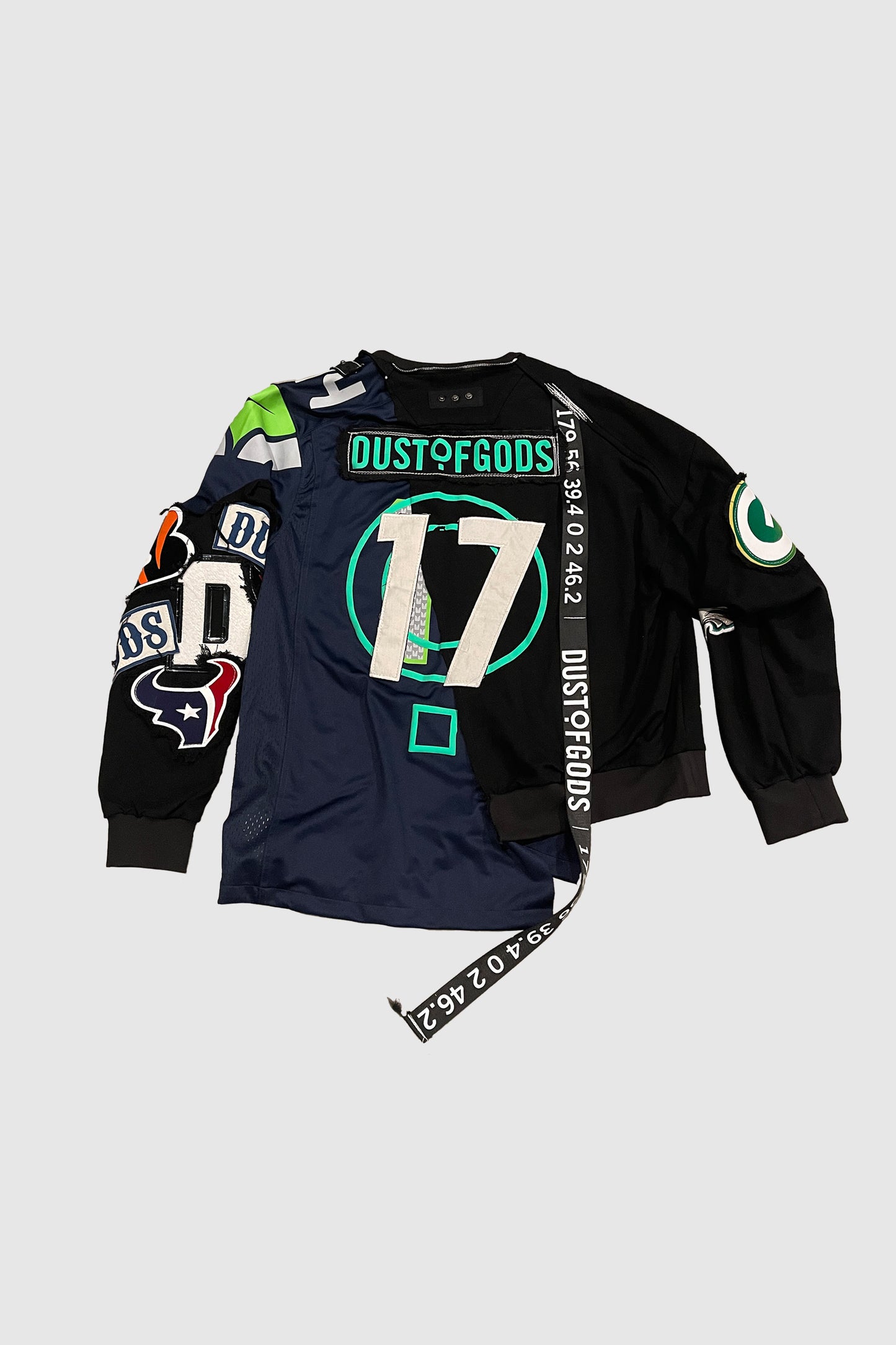 AOKI1OF1 X DUST OF GODS SEAHAWKS PATCHWORK JERSEY #884