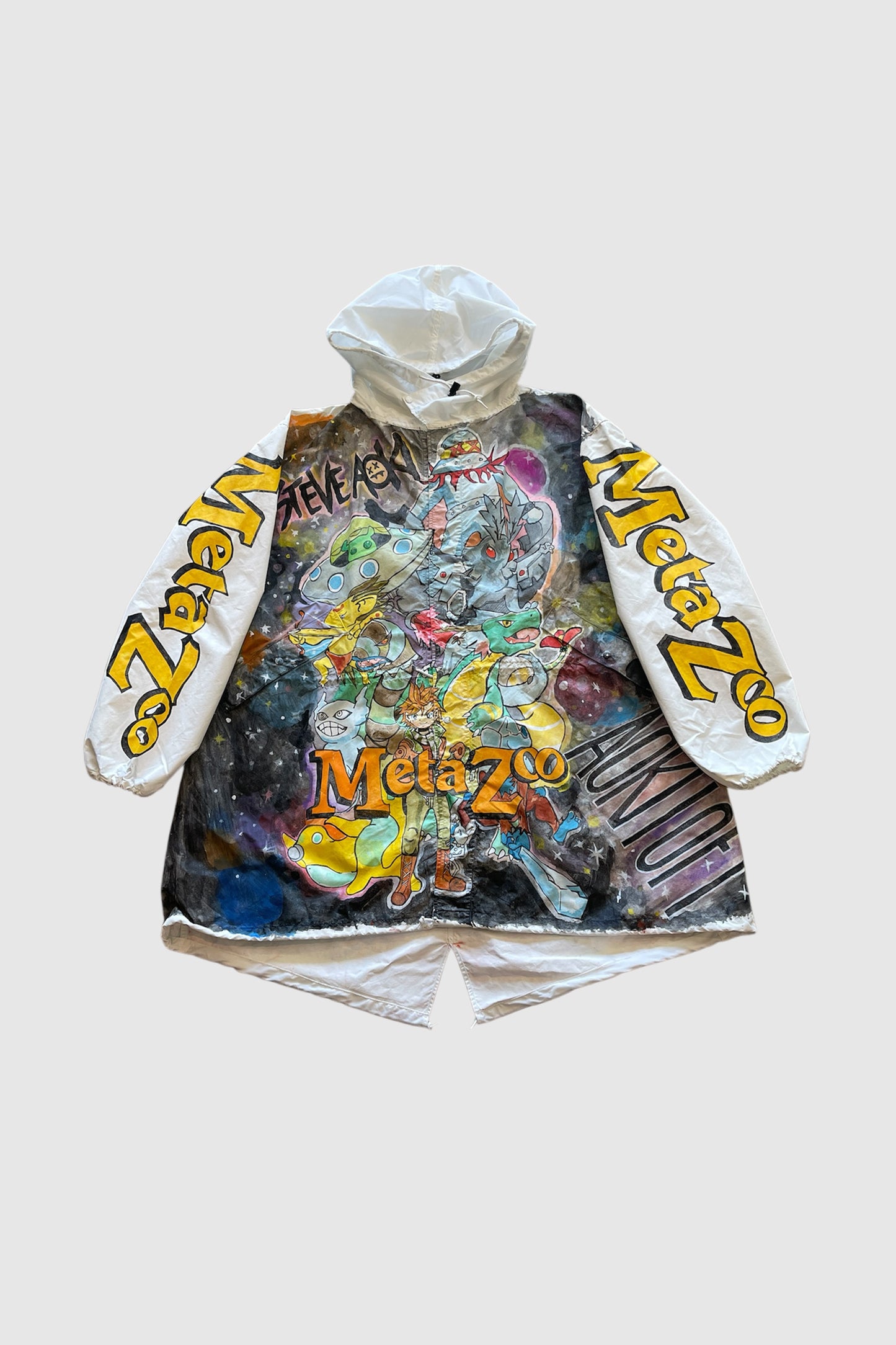 AOKI1OF1 METAZOO PAINTED PARKA JACKET #938