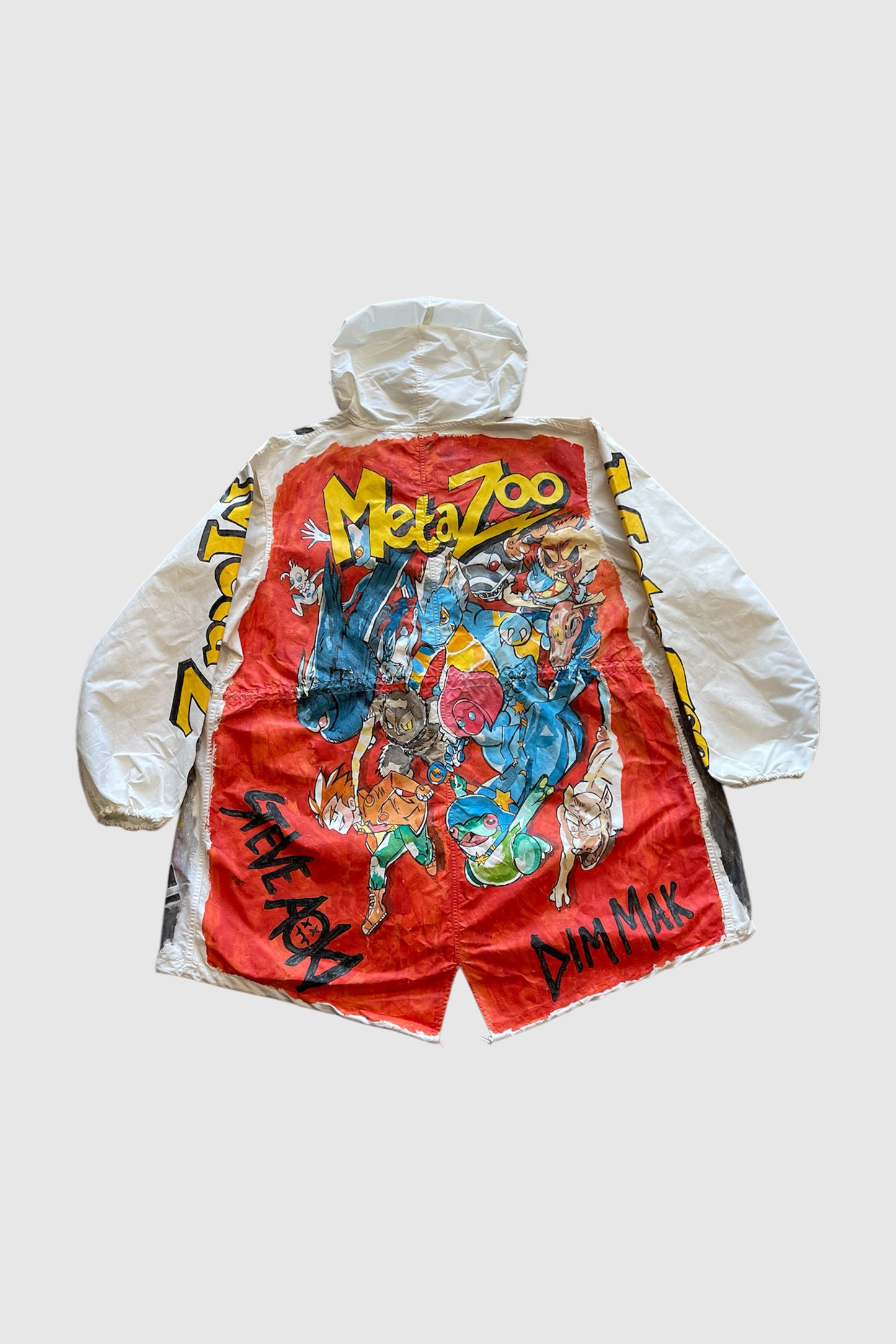 AOKI1OF1 METAZOO PAINTED PARKA JACKET #938