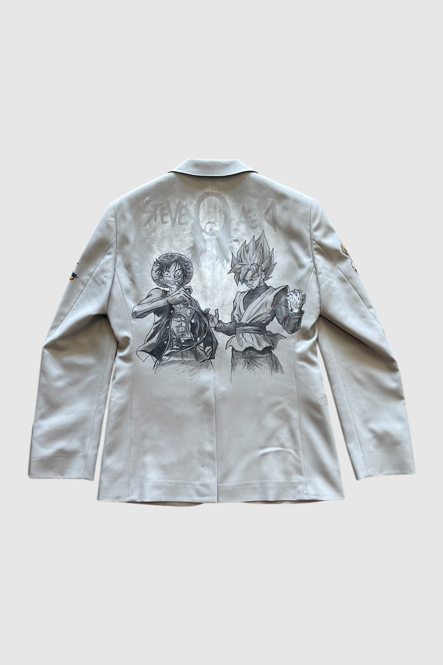 AOKI1OF1 ANIME GREY SUIT JACKET #943
