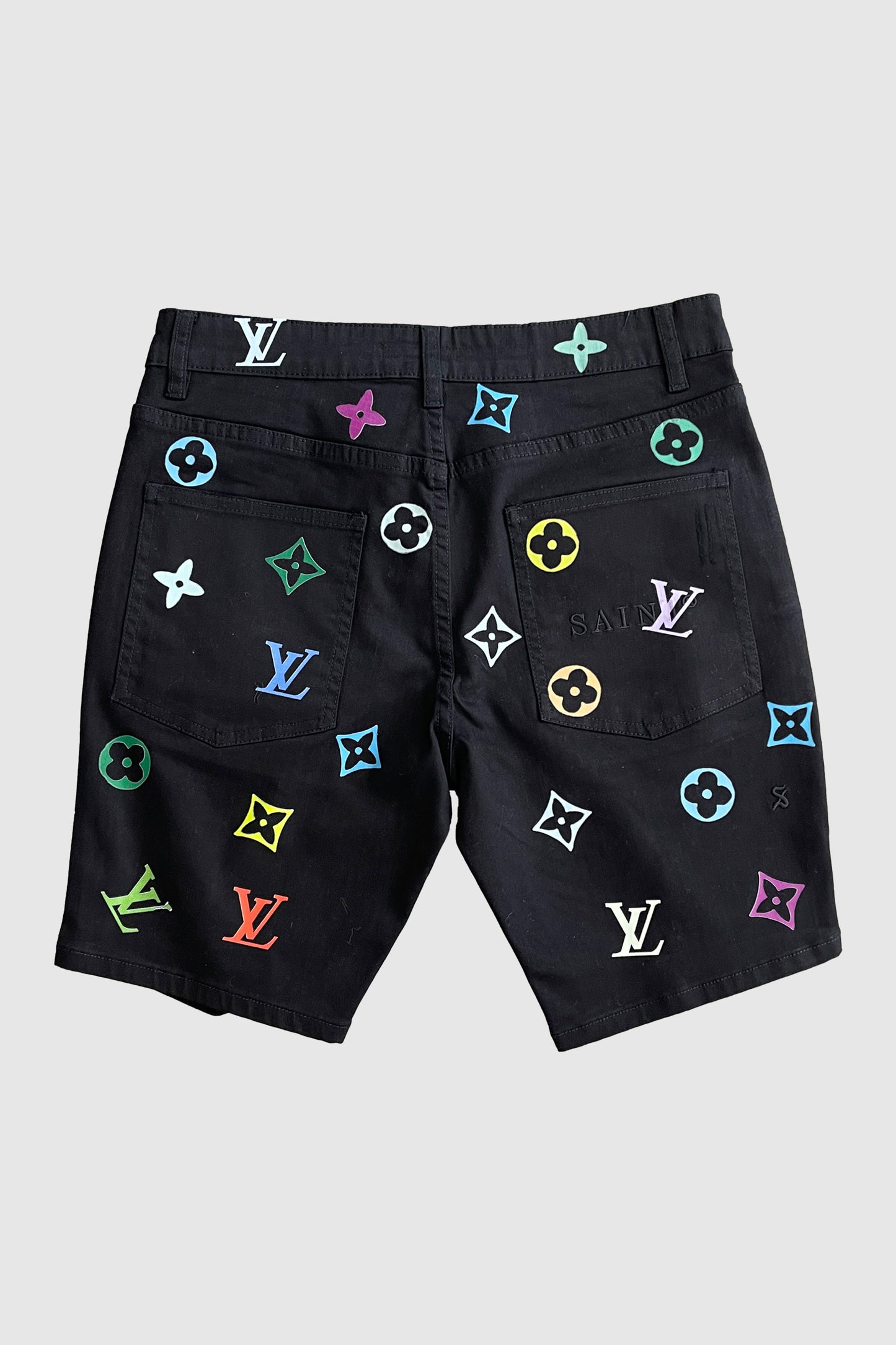AOKI1OF1 RAINBOW DESIGNER PATTERN SHORTS #955