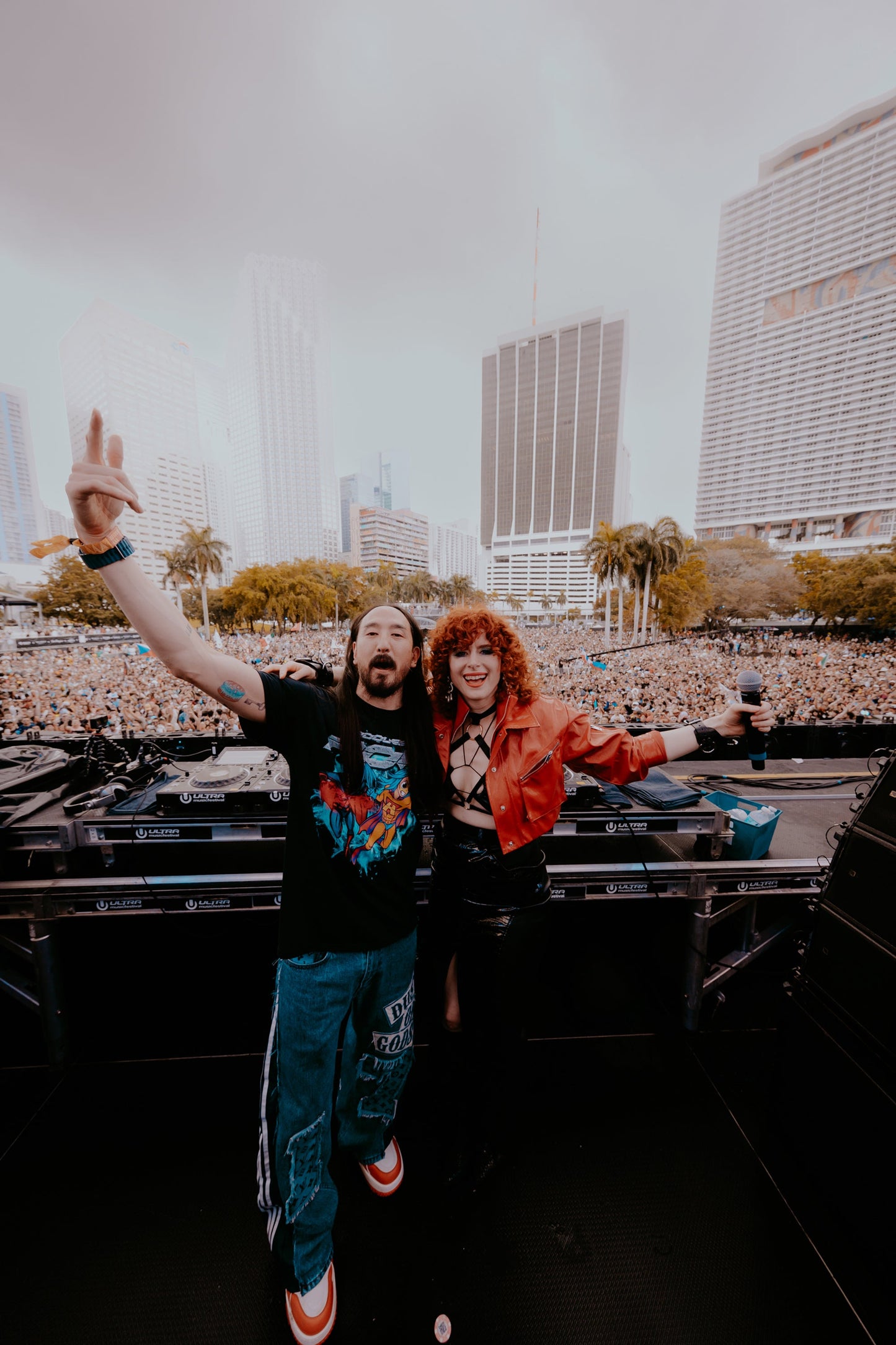 AOKI 1OF1 DUST X AOKI DESIGNER 17 FLARED PANTS #957