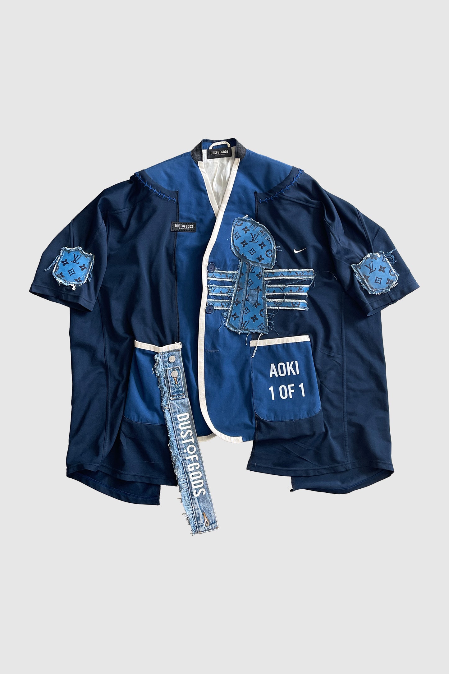 AOKI1OF1 X DUST OF GODS DESIGNER TROPHY BUTTON SHIRT #967