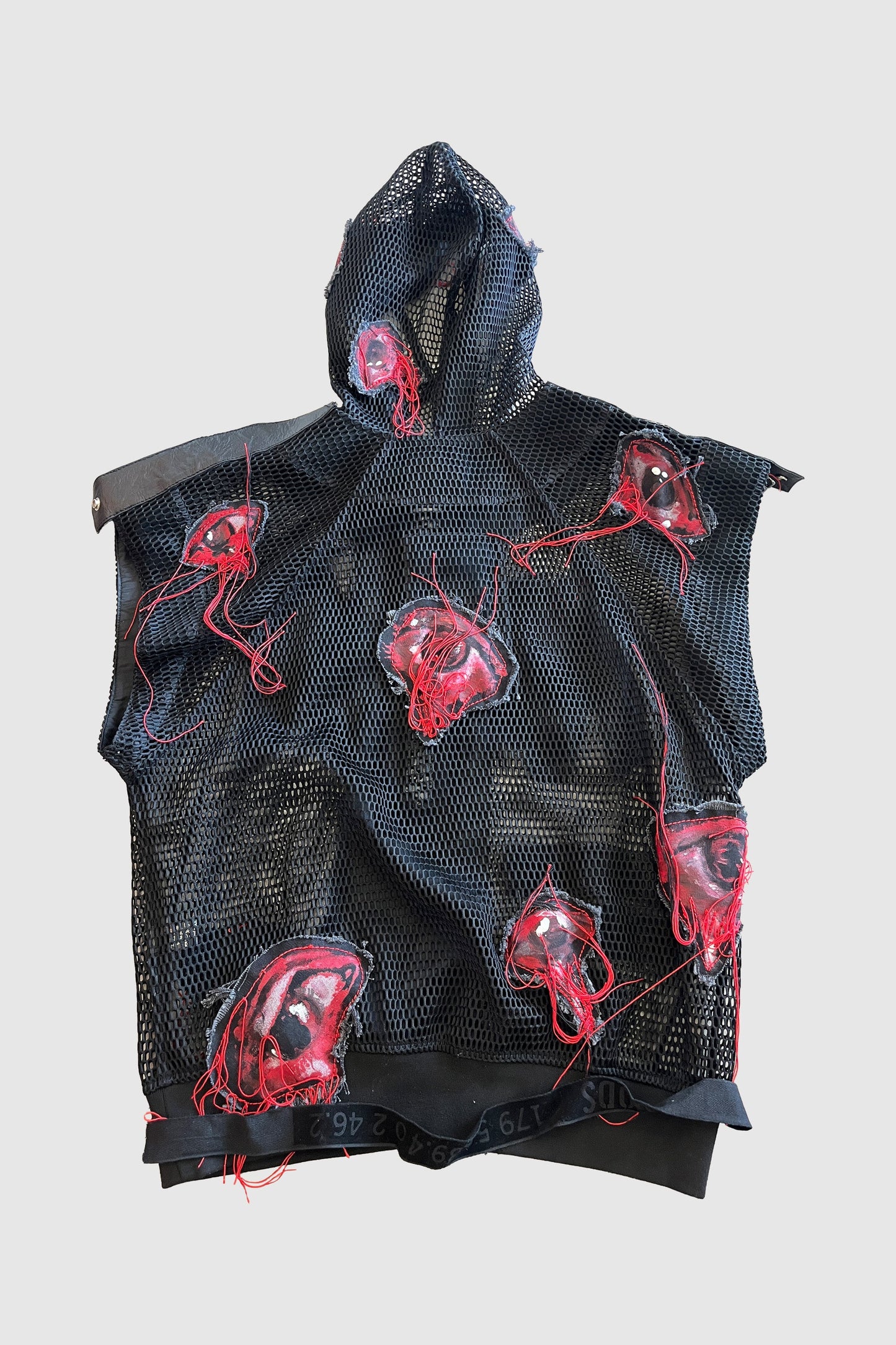 AOKI 1OF1 X DUST OF GODS LISTEN TO YOUR HEART MESH HOODIE #992