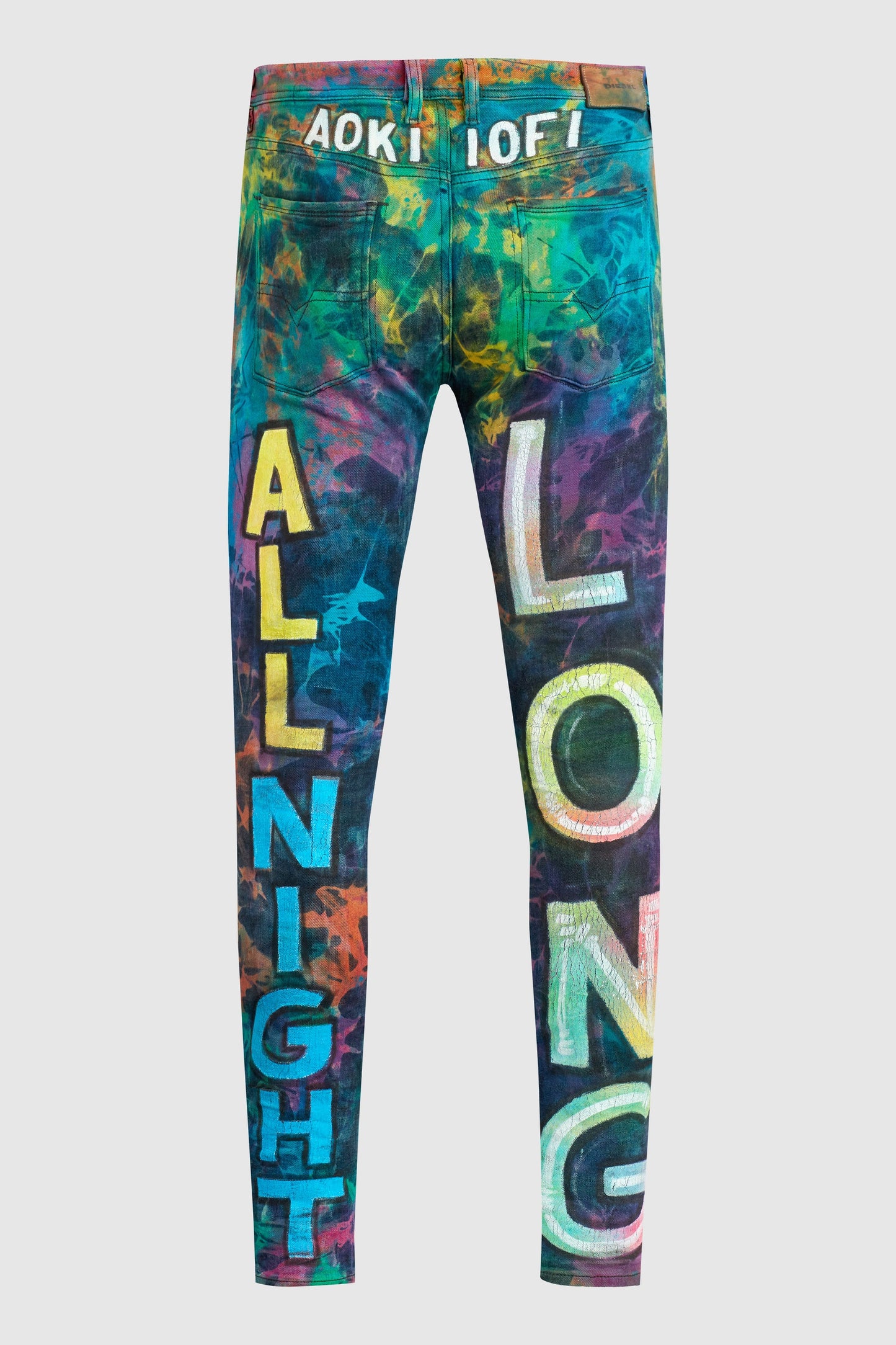 TIE DYE I WANNA RAVE JEANS #203