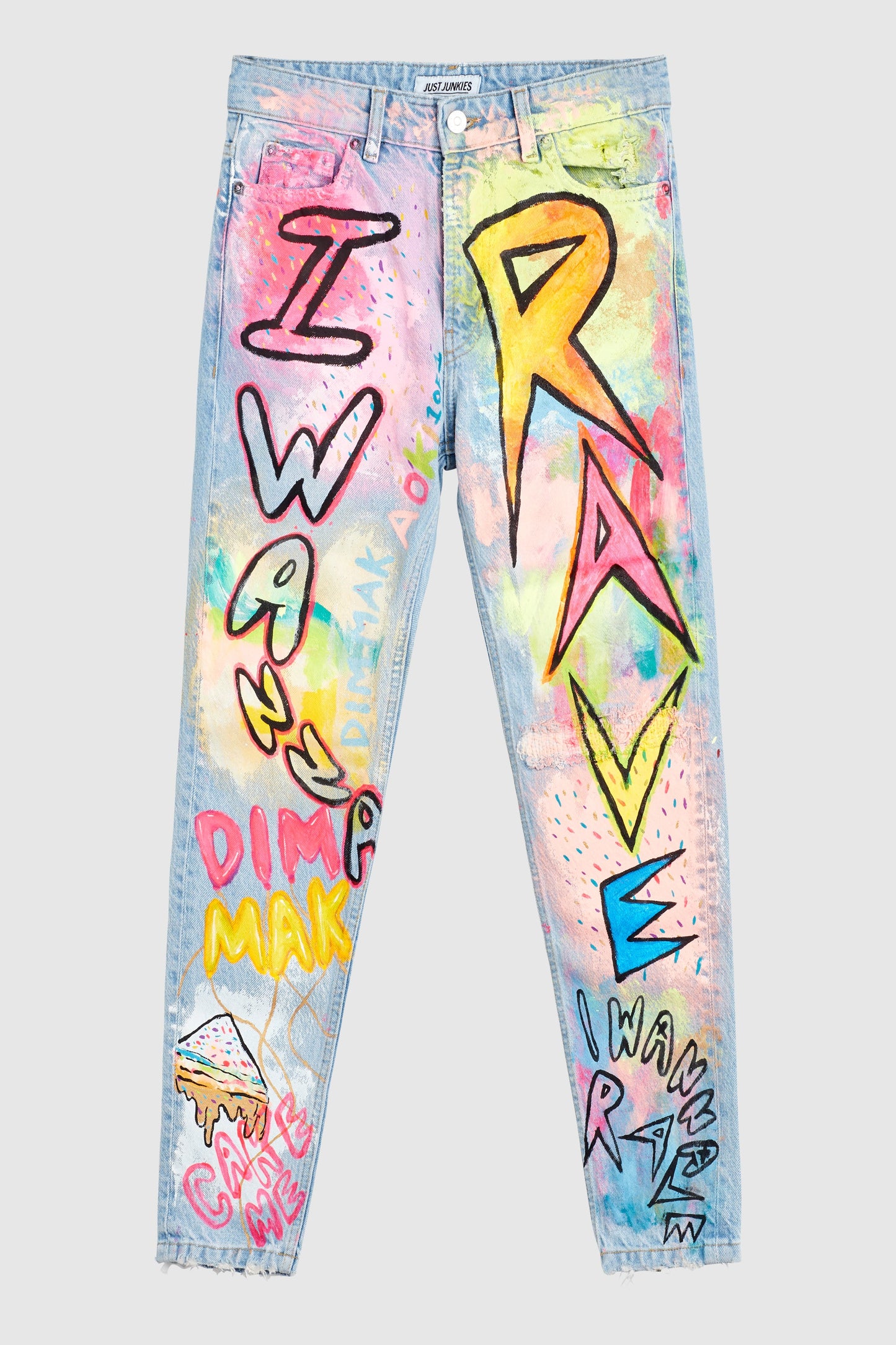 BASSJACKERS I WANNA RAVE CAKE ME JEANS #160