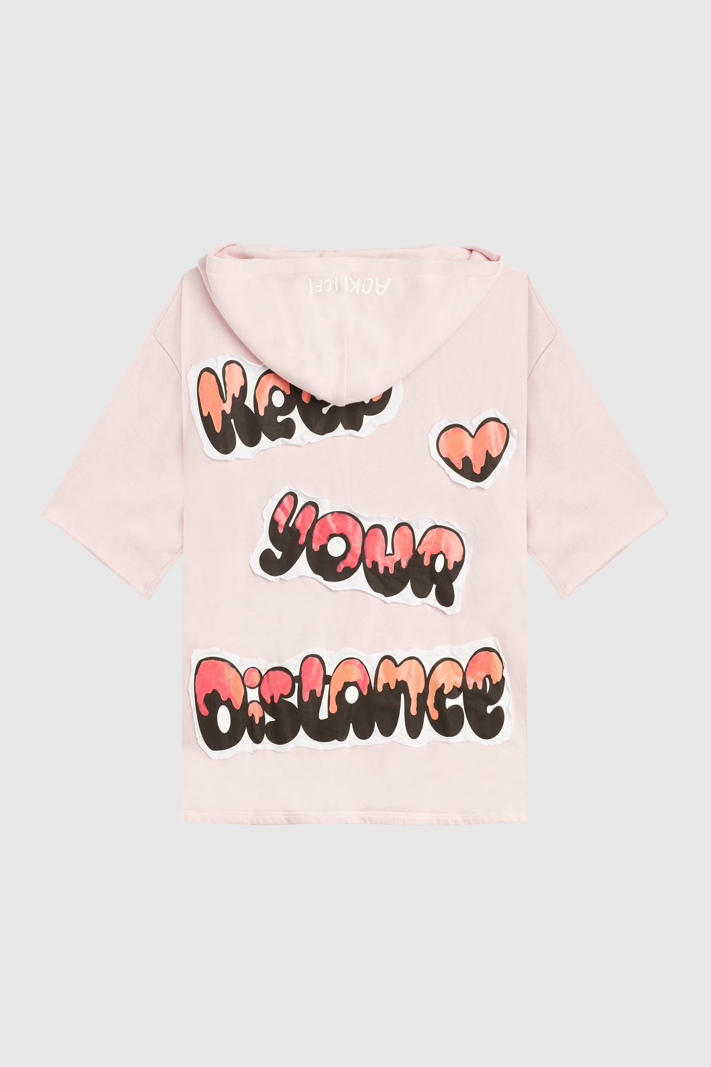 Pink Dim Mak Covid-19 Watch Short Sleeve Hoodie #235