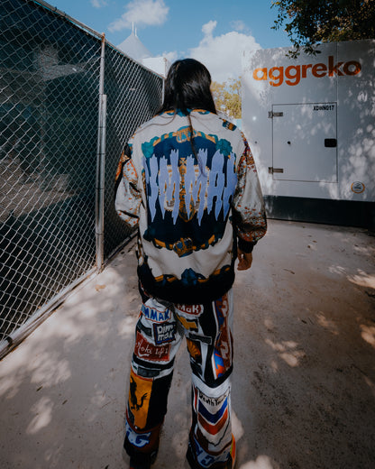 AOKI 1OF1 REGAL PATTERN DIMMAK LOGO JACKET  #986