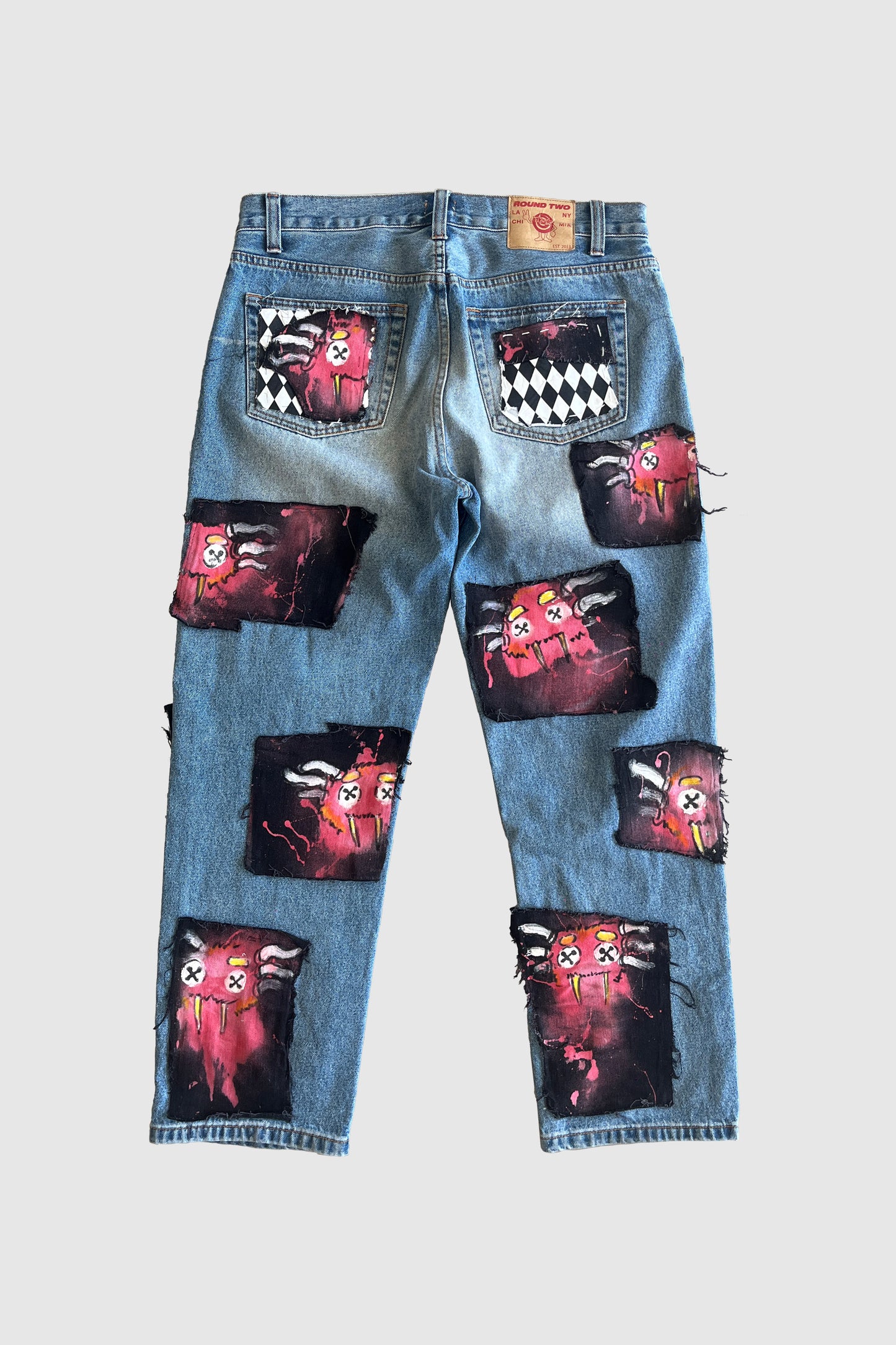 AOKI1OF1 CHARACTER X PATCH PANTS #1056