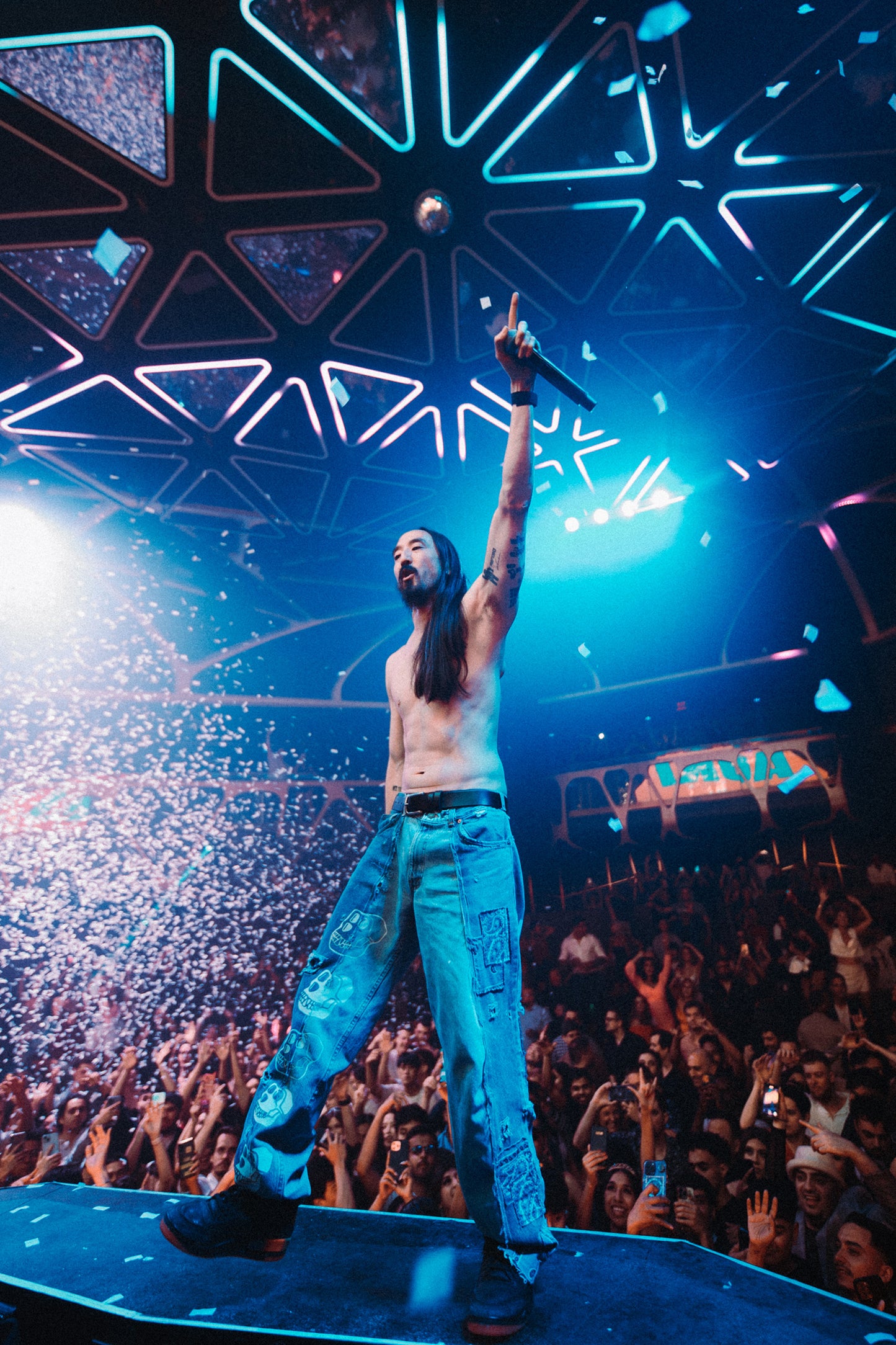 AOKI1OF1 X DUST OF GODS BAYC JEANS #1064