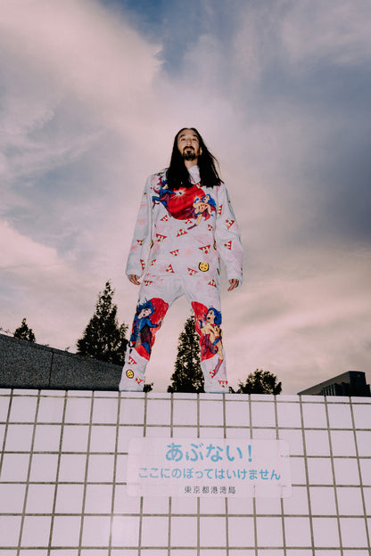 AOKI 1OF1 HIROQUEST HIRO VS HYRO SAKURA HOODIE #1101