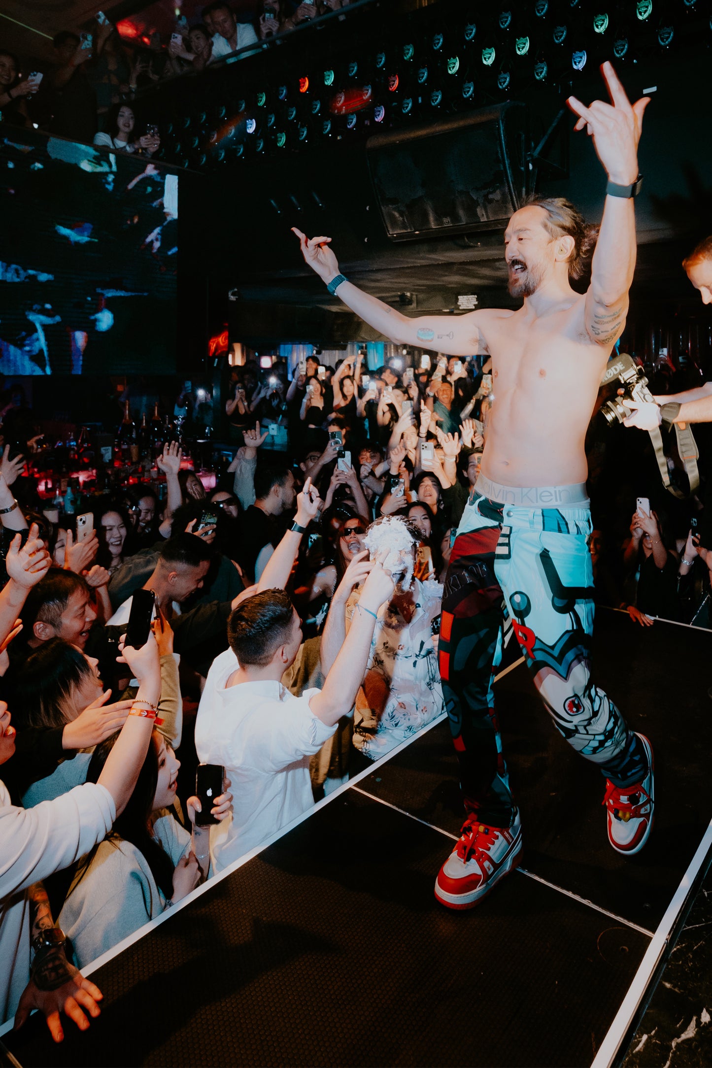 AOKI1OF1 FULL PRINT HYRO PANTS #1122