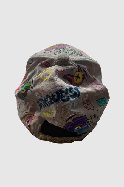 AOKI 1OF1 HRIOQUEST DOODLE BASEBALL HAT #1143