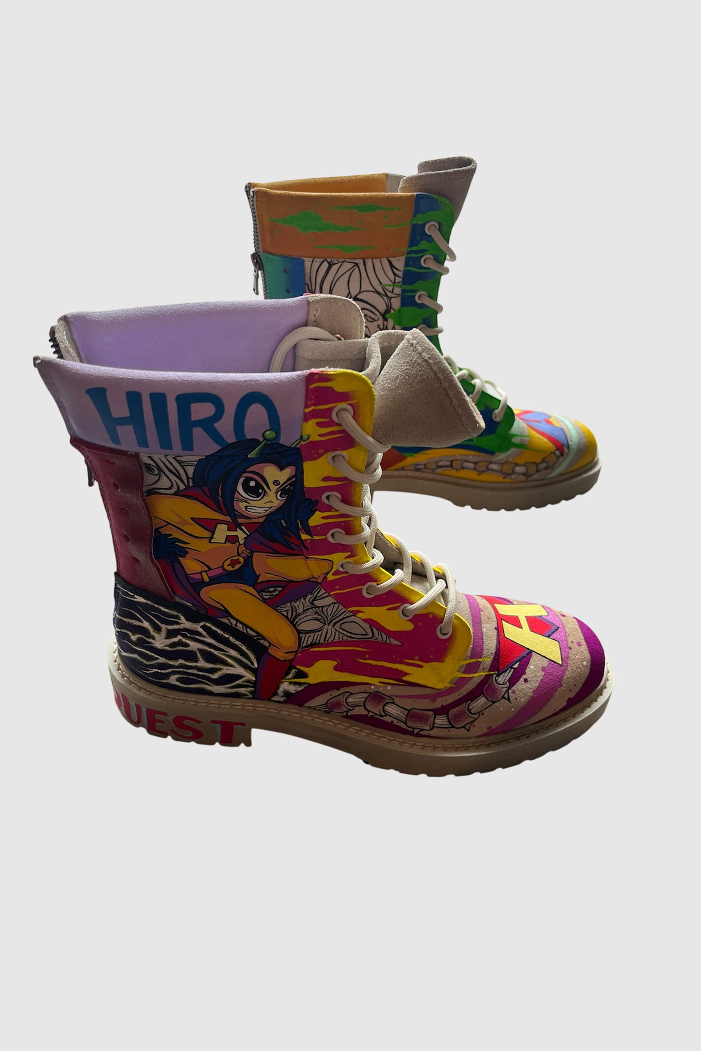 AOKI 1OF1 HIROQUEST COMBAT BOOTS #1144