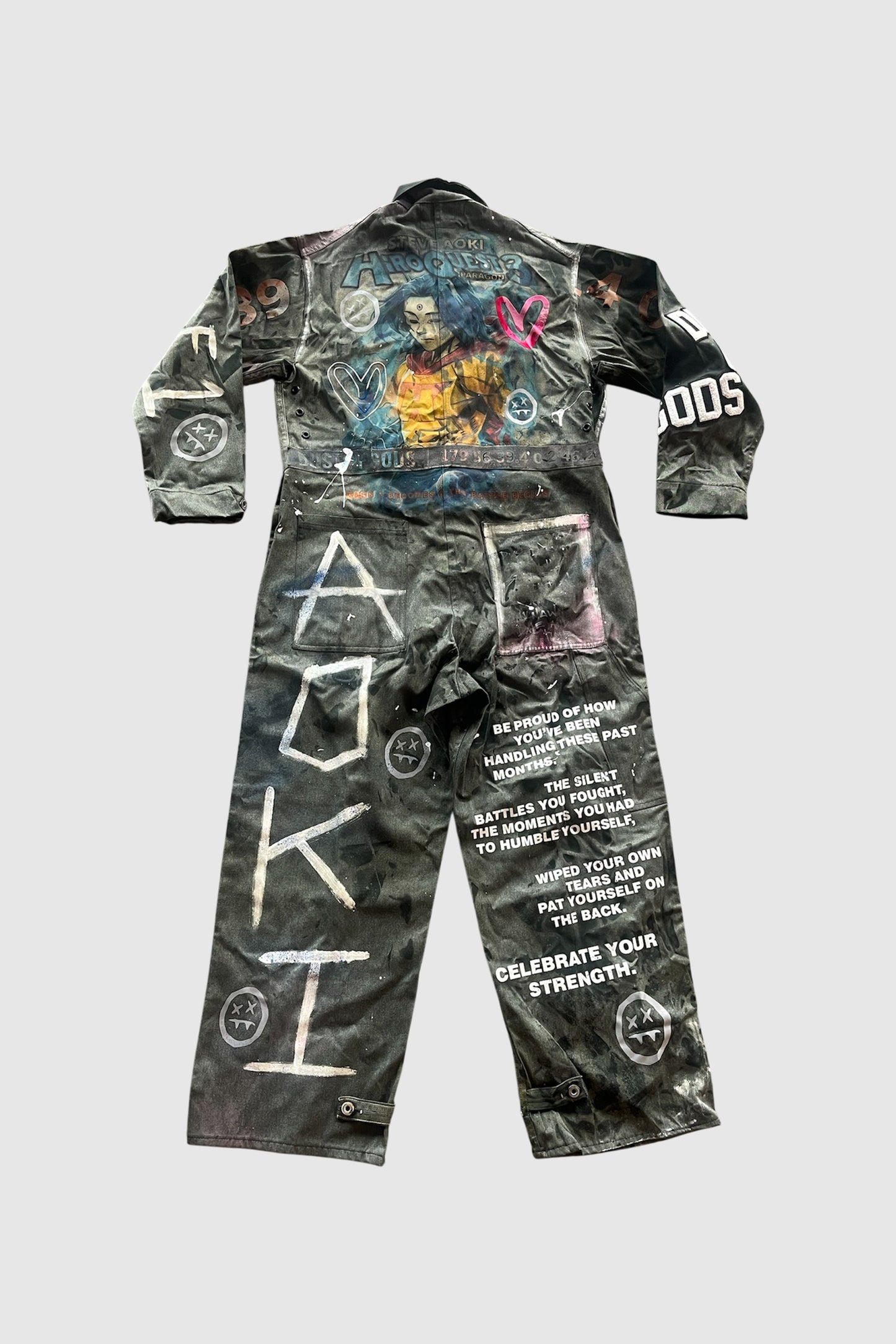 AOKI 1OF1 DUST OF GODS YOU ARE LOVED YOU ARE SEEN JUMPSUIT #1152
