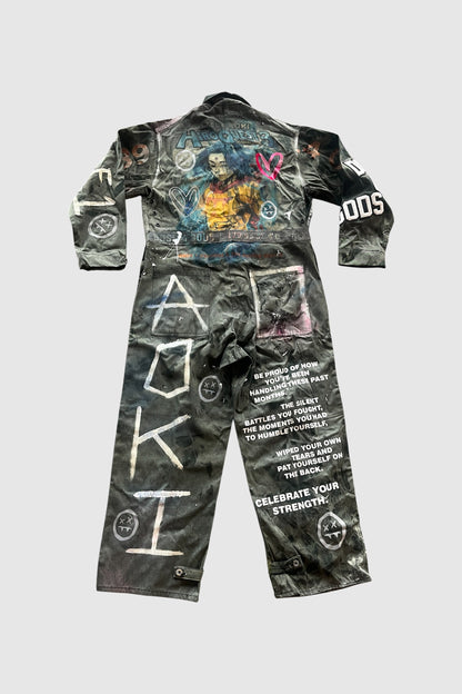 AOKI 1OF1 DUST OF GODS YOU ARE LOVED YOU ARE SEEN JUMPSUIT #1152