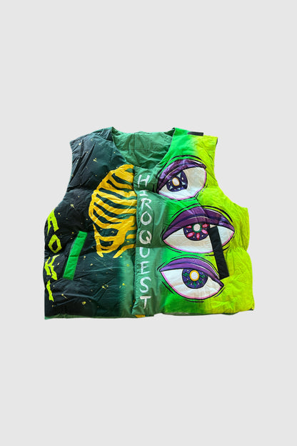 AOKI 1OF1  HIROQUEST CHI CHI GREEN VEST #1170