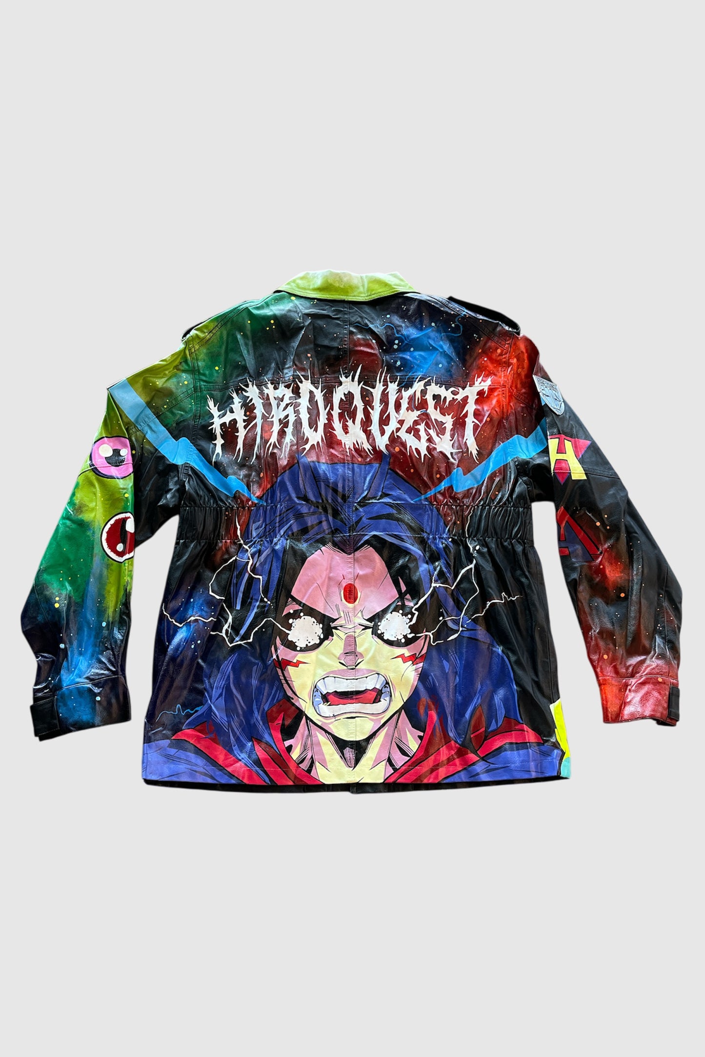 AOKI 1OF1 HIROQUEST LEATHER PEACEMAKER JACKE #1172
