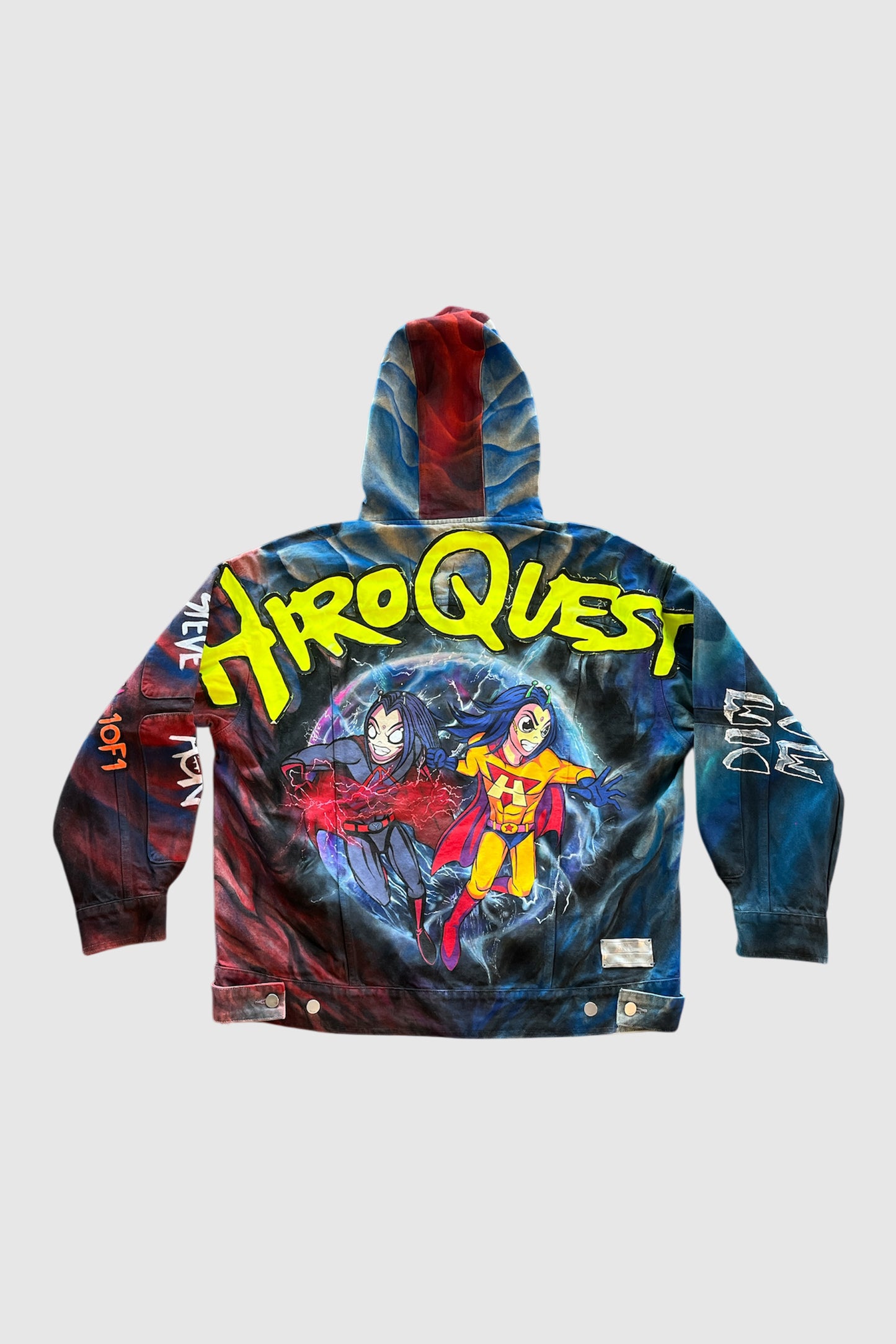 AOKI 1OF1 HIROQUEST PARAGON JEAN HOODIE #1175