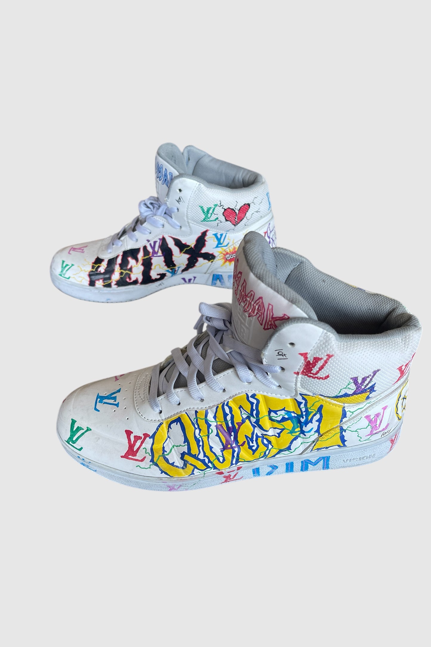 AOKI  1OF1 HIROQUEST WHITE SNEAKERS #1177